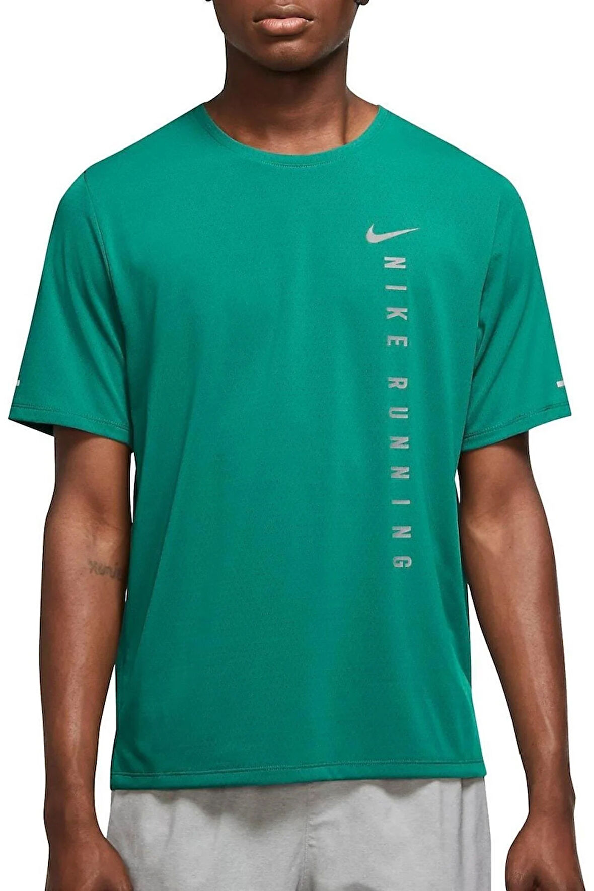 M Nk Rn Dvn Miler Ss Hybrid Erkek Yeşil Koşu Tişört Dq1838-370