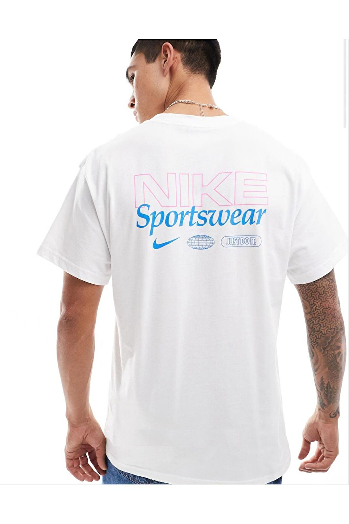 Graphic Short Sleeve Erkek Beyaz Tişört