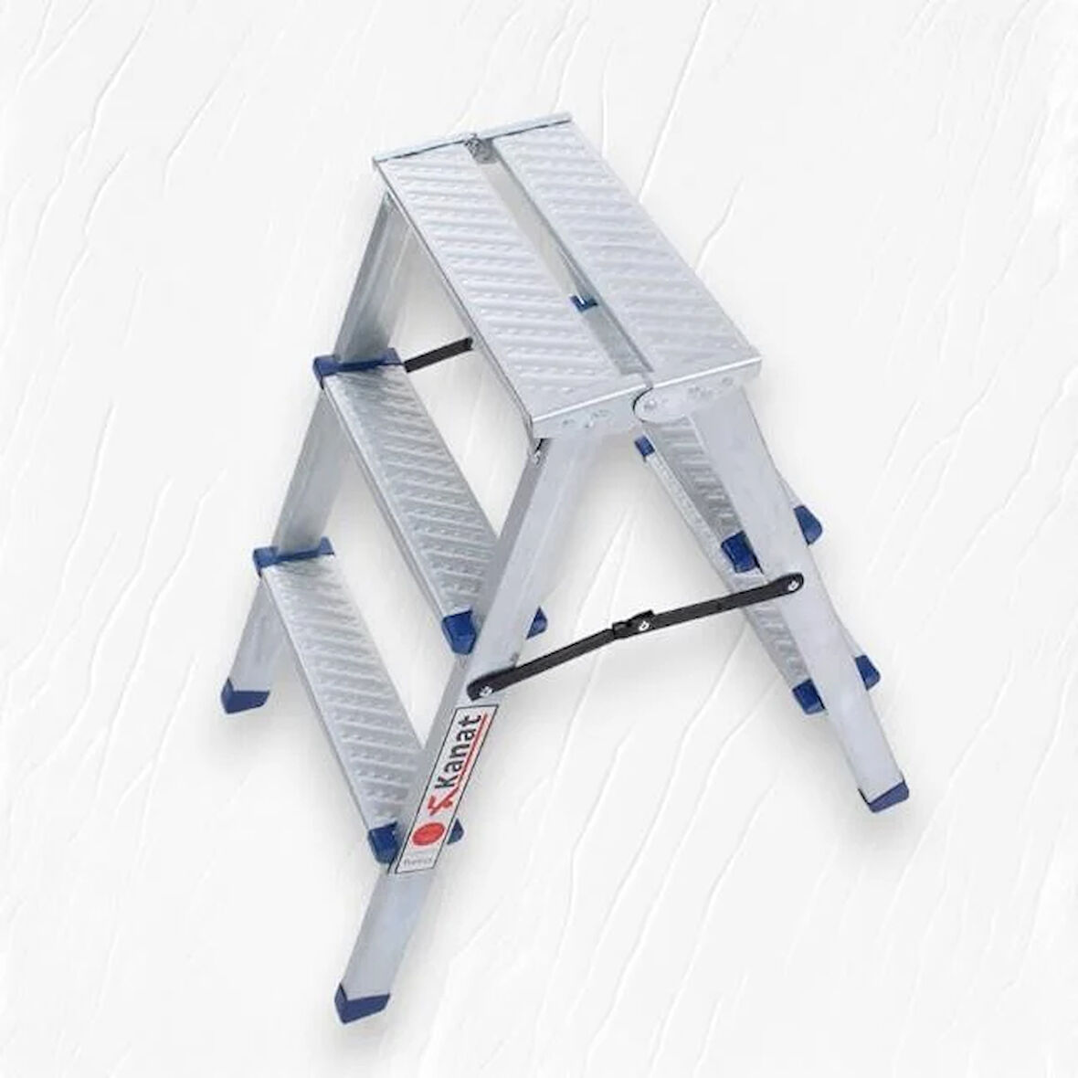 Rita Galvanizli Twin Merdiven 3+3 Basamaklı
