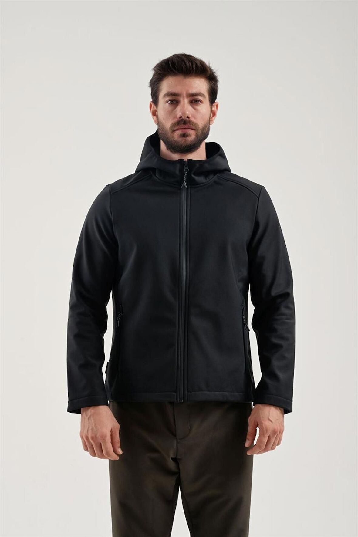 EXUMA ERKEK SİYAH SOFTSHELL MONT 2311161