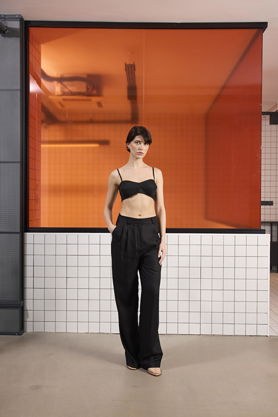 Kalp Yaka Ayarlanabilir Askılı Kadın Bra Bralet