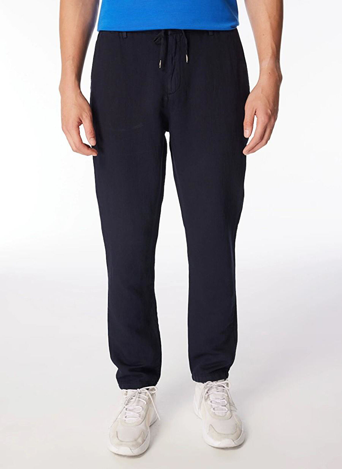 Beli Lastikli Arka Fleto Cepli Regular Erkek Pantolon