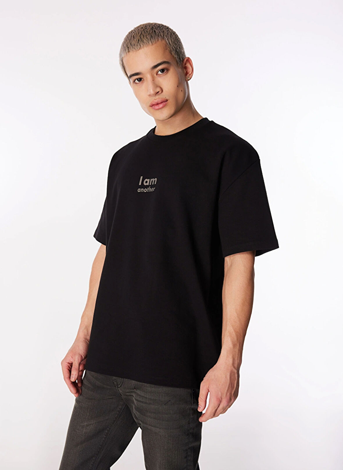 I AM ANOTHER Baskılı Basic Erkek T-shirt