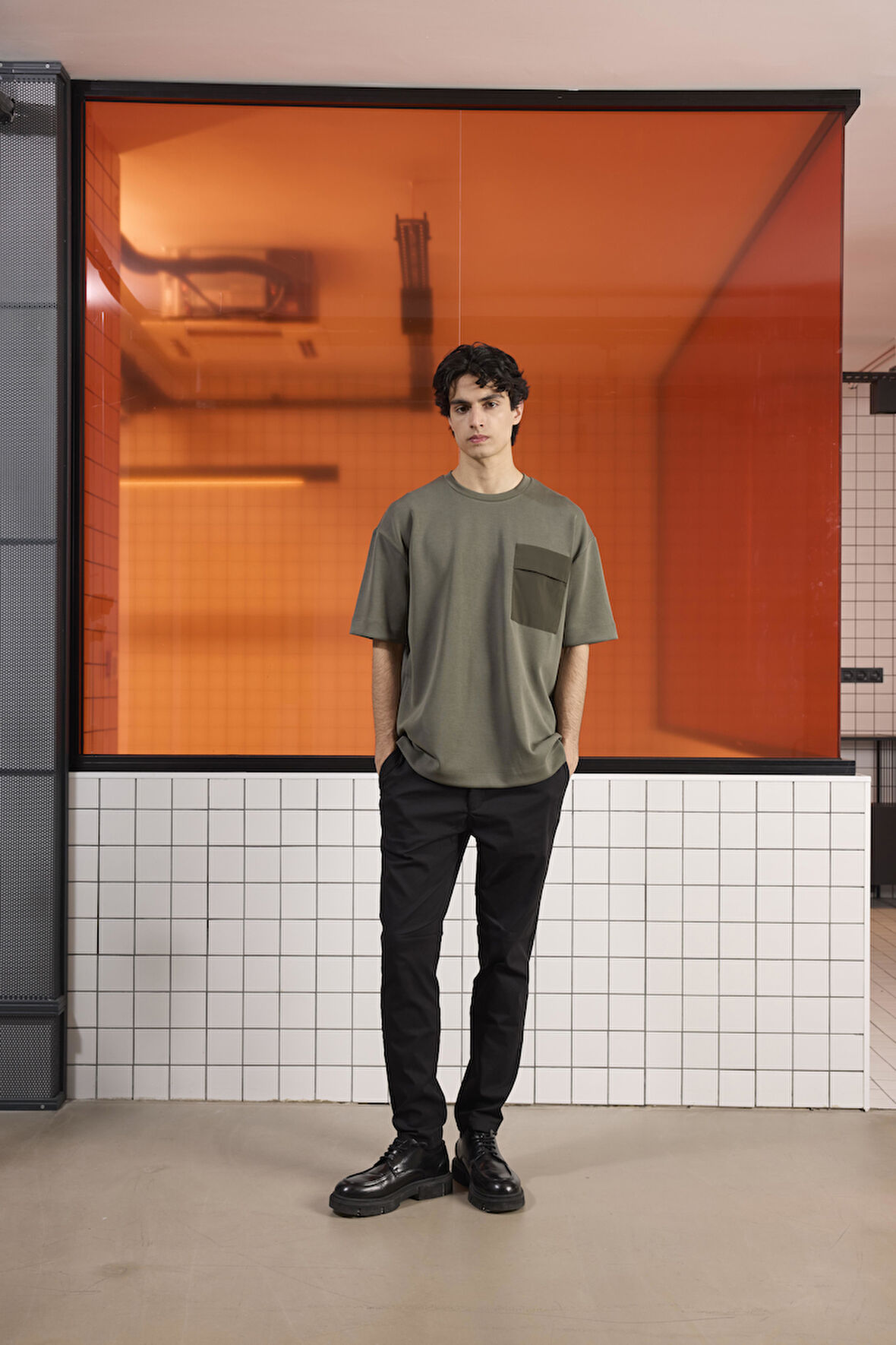 Bisiklet Yaka Modal Erkek T-shirt