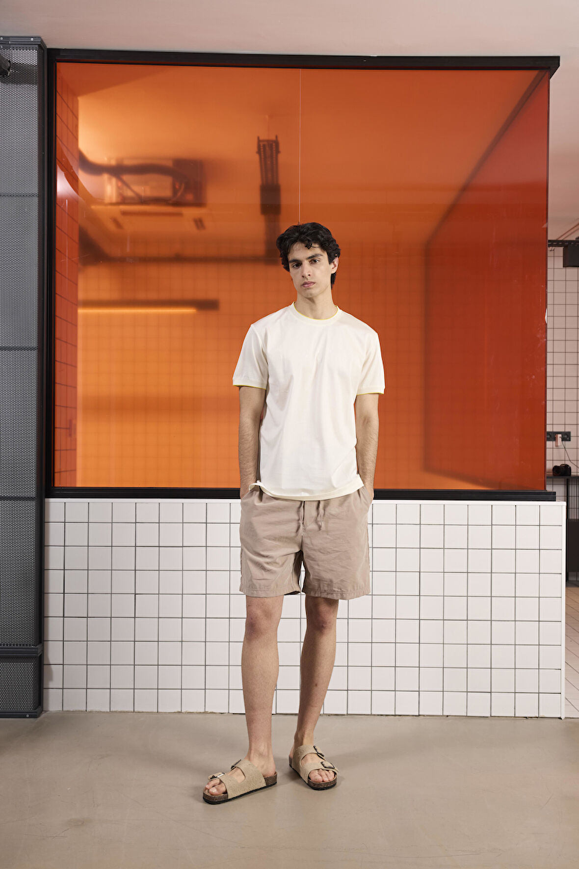 Bisiklet Yaka Merserize Slim Fit Erkek T-shirt