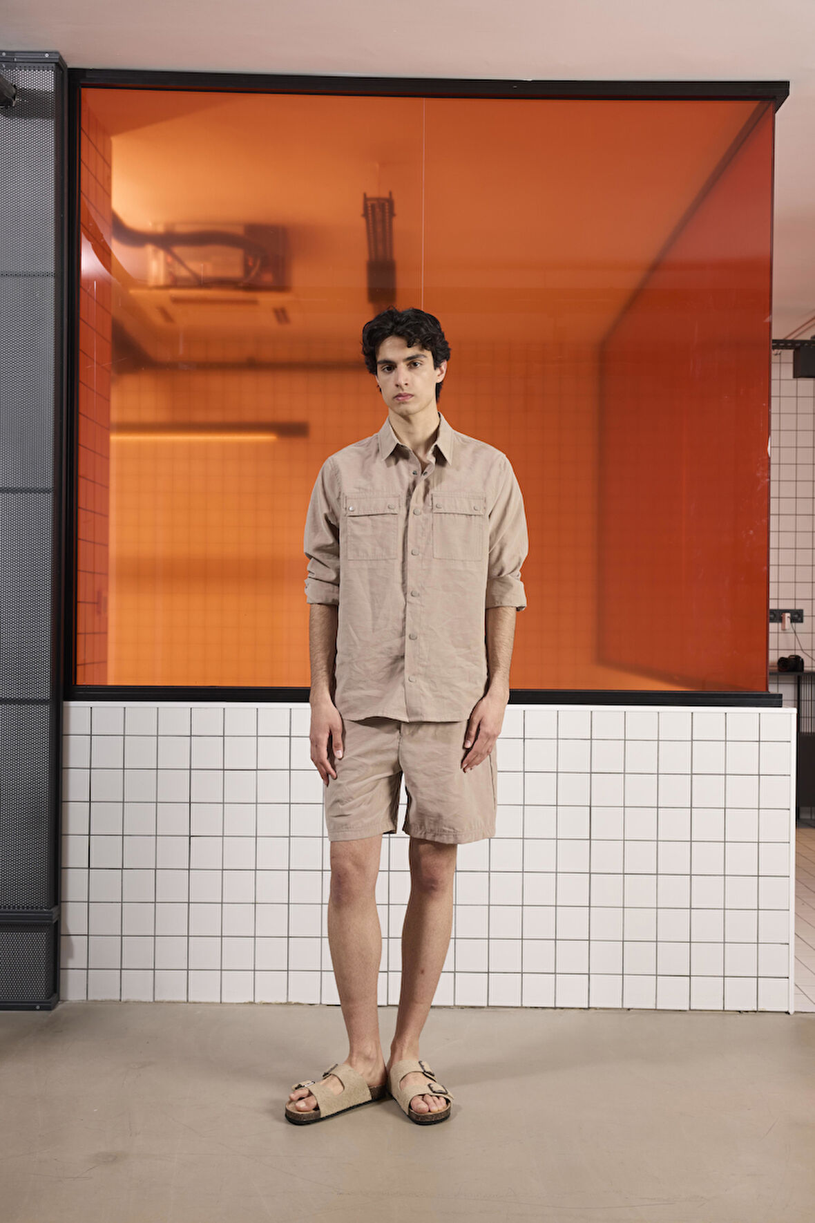 Cep Detaylı Çıtçıt Kapamalı Erkek Dış Gömlek