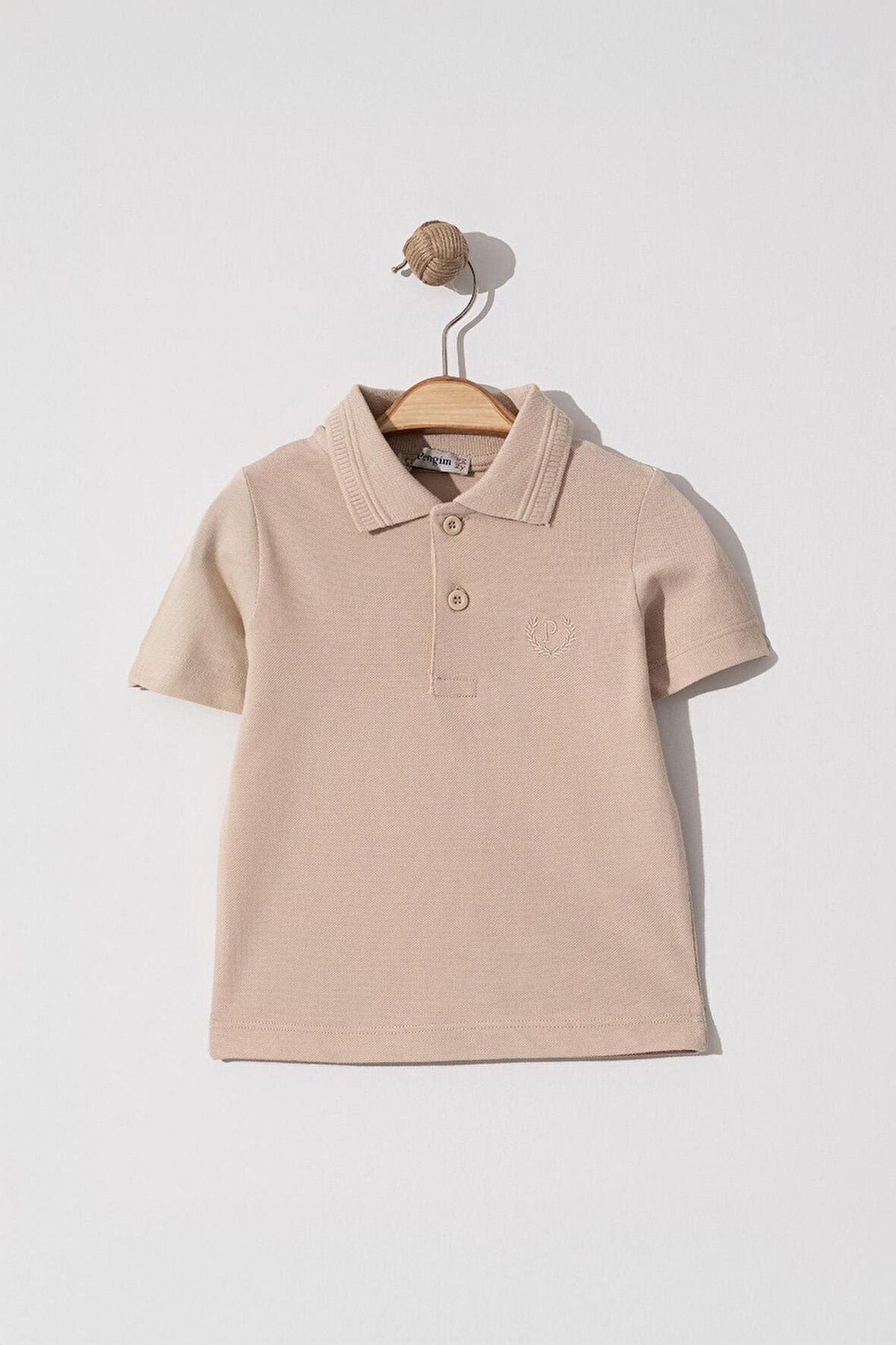 Erkek Çocuk Basic Bej Polo Yaka Tshirt 2-5 Yaş