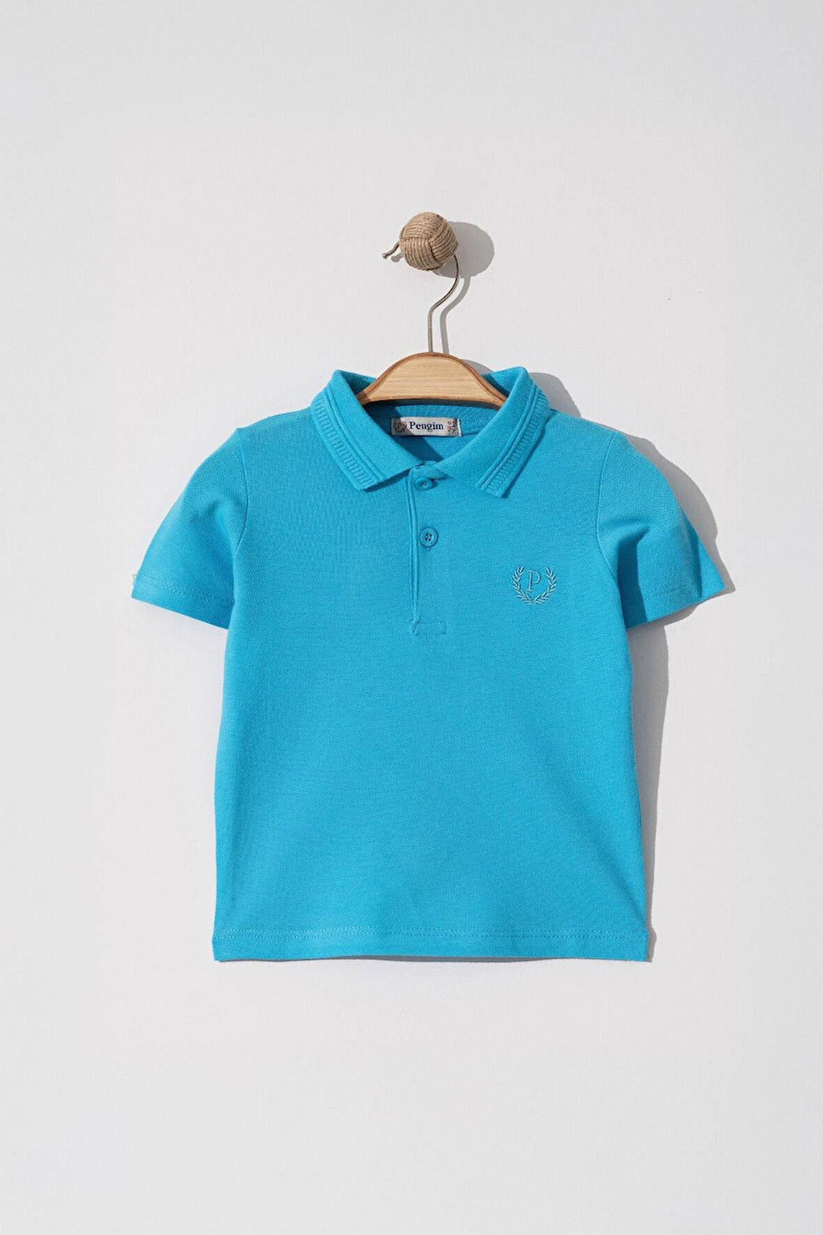 Erkek Çocuk Basic Turkuaz Polo Yaka Tshirt 2-5 Yaş