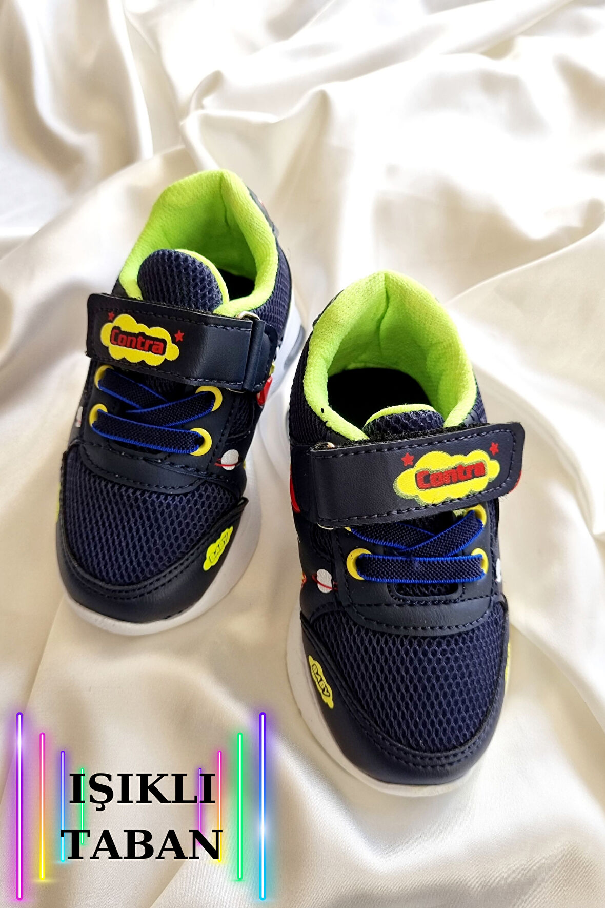 Unisex Işıklı Bebek Spor Hafif Taban Sneaker Ayakkabı Ilk Adım Ayakkabısı Bebek Ortopedik Ilk Adım Ayakkabısı Yeni Sezon Işıklı 