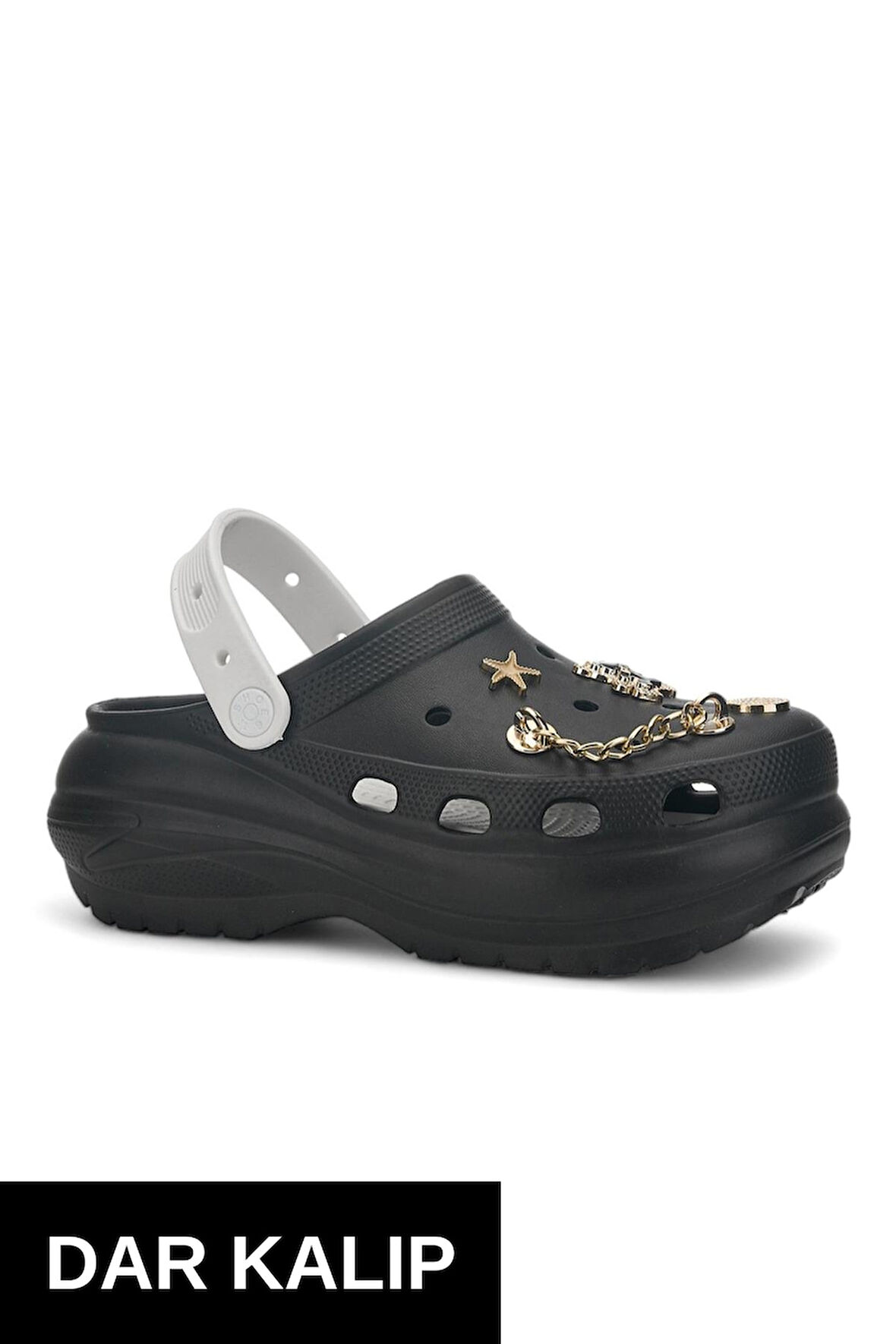 Kalın Taban Taş Detaylı Rahat Kadın Doktor Hemşire Terliği