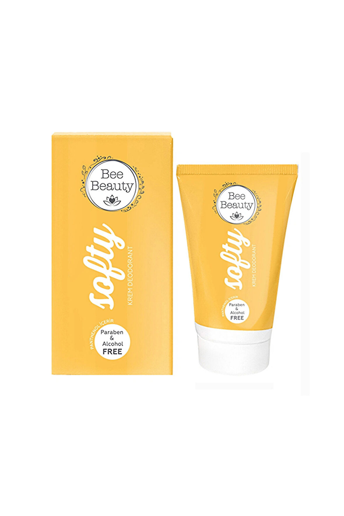 Bee Beauty Alkol ve Paraben İçermeyen Krem Deodorant 35 ml Sarı