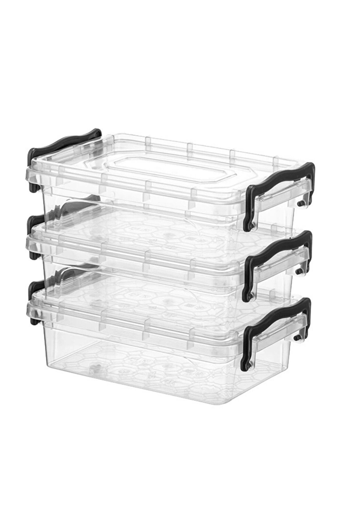 Çok Amaçlı 3'ü 1 Arada Saklama Seti 3 x 1,2 L