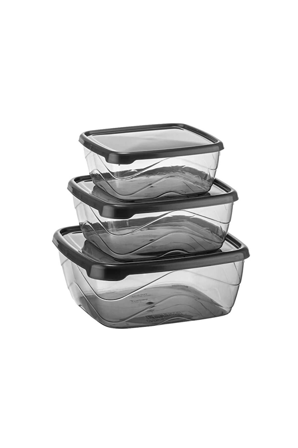 Bee Home Kare Saklama Kabı 3'lü (250-500-900 ml)