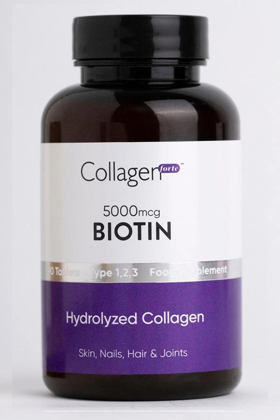 Collagen Biotin 5000mcg & Kolajen 1500mg X 90 Tablet, Saç Vitamini Güçlendirici Gıda Takviyesi