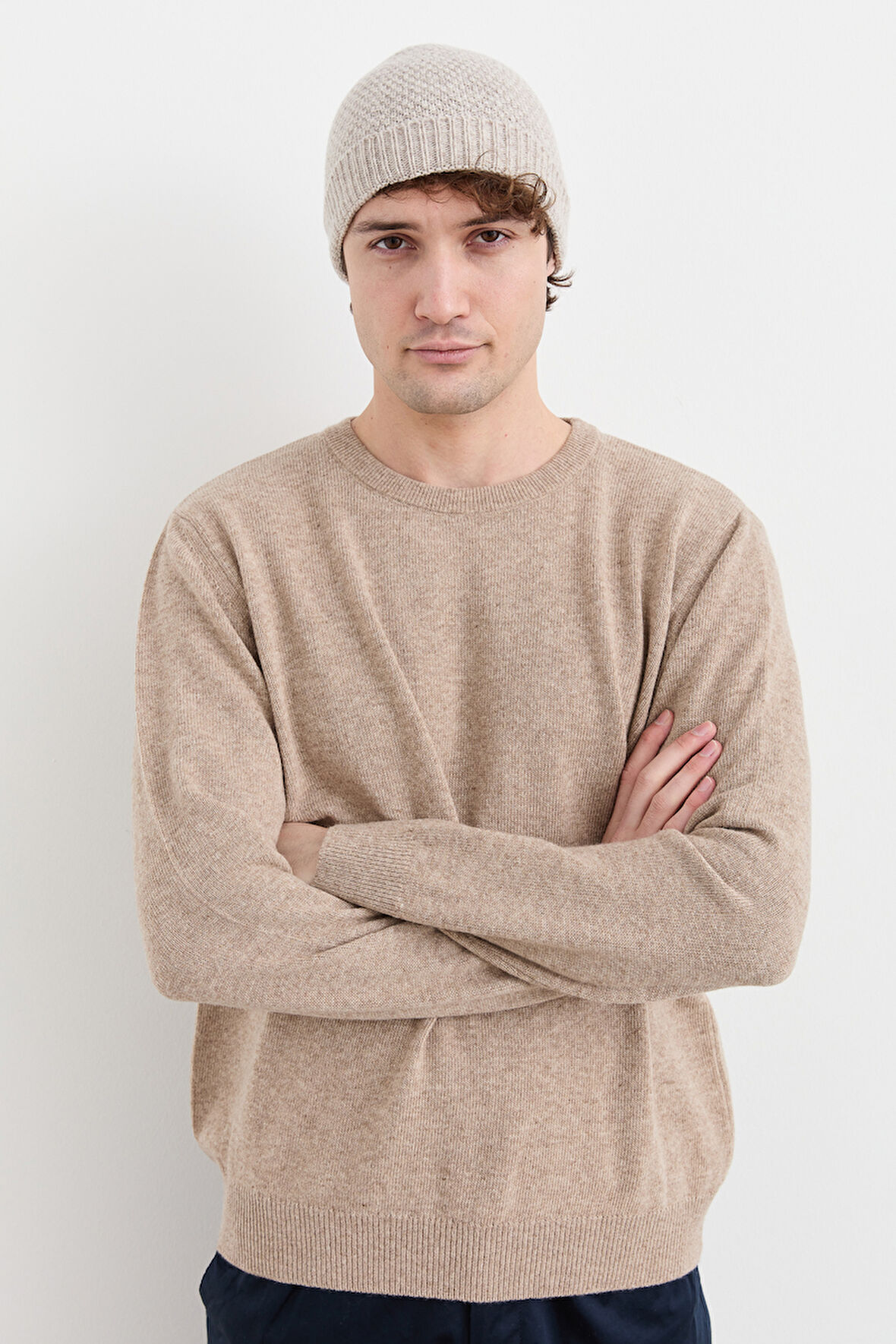 Erkek Yün Bere V.Bej