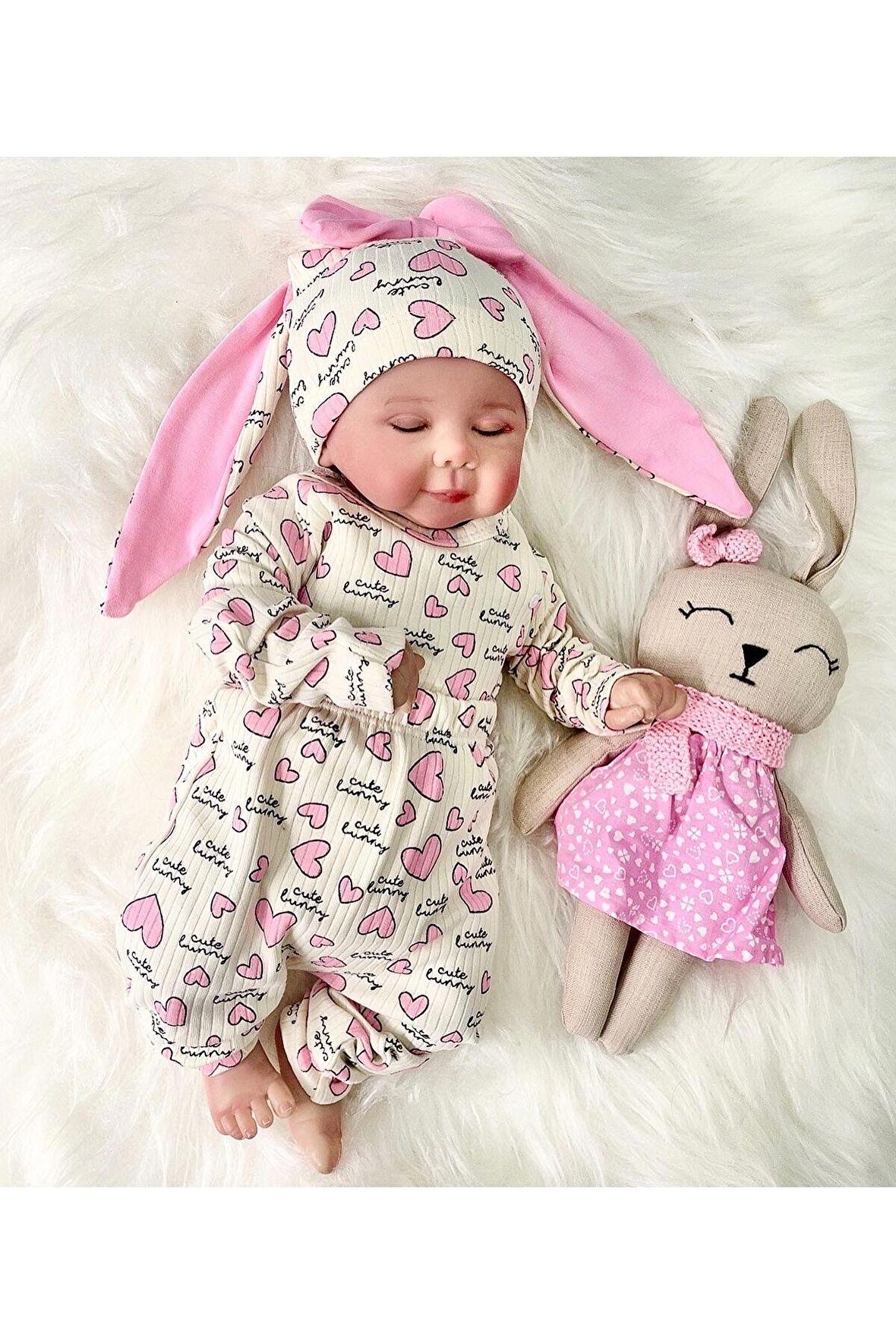 Lıttle Bunny 3’Lü Kız Takım Pembe