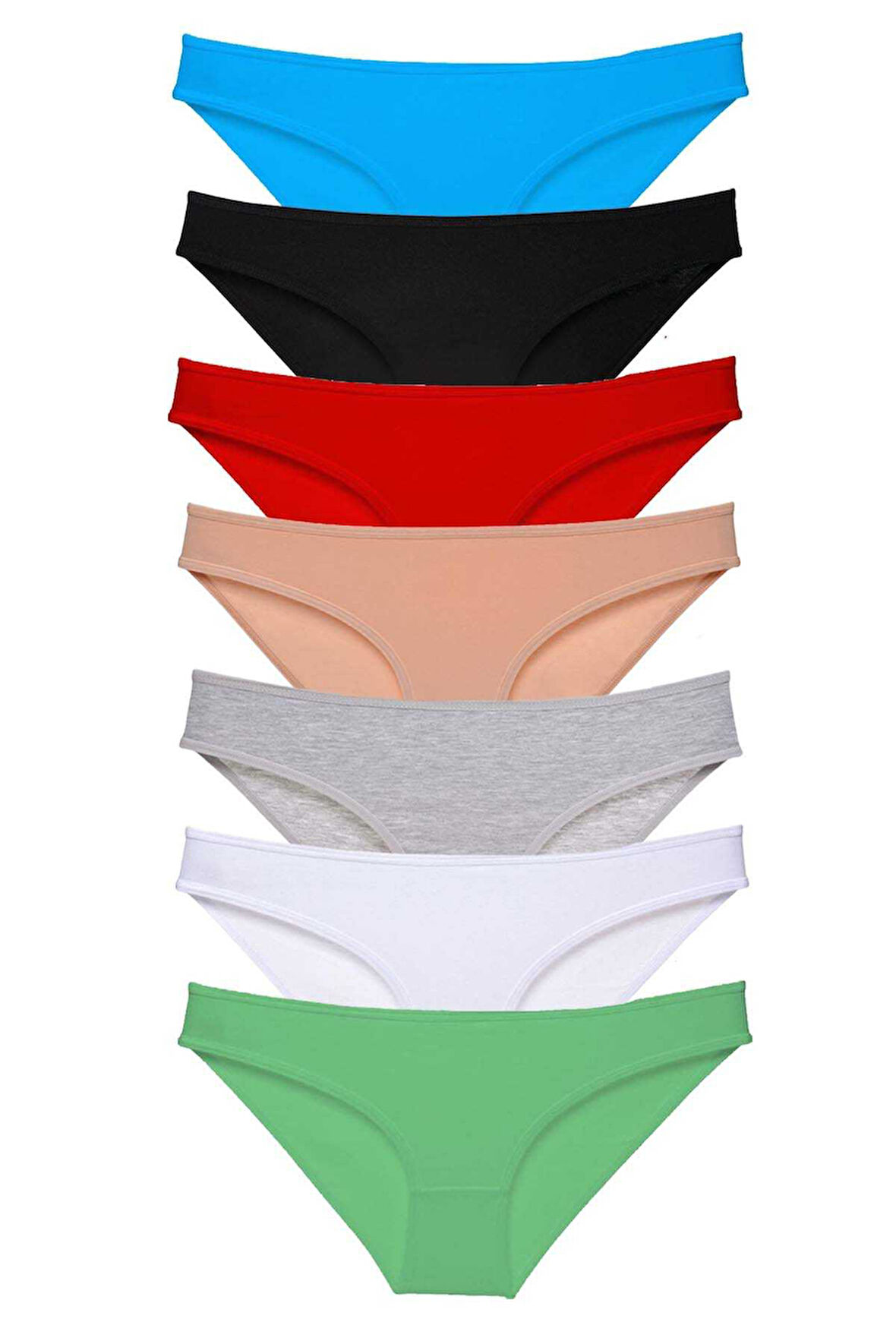 7 adet Süper Eko Set Likralı Kadın Slip Külot Set 2 - Lisinya