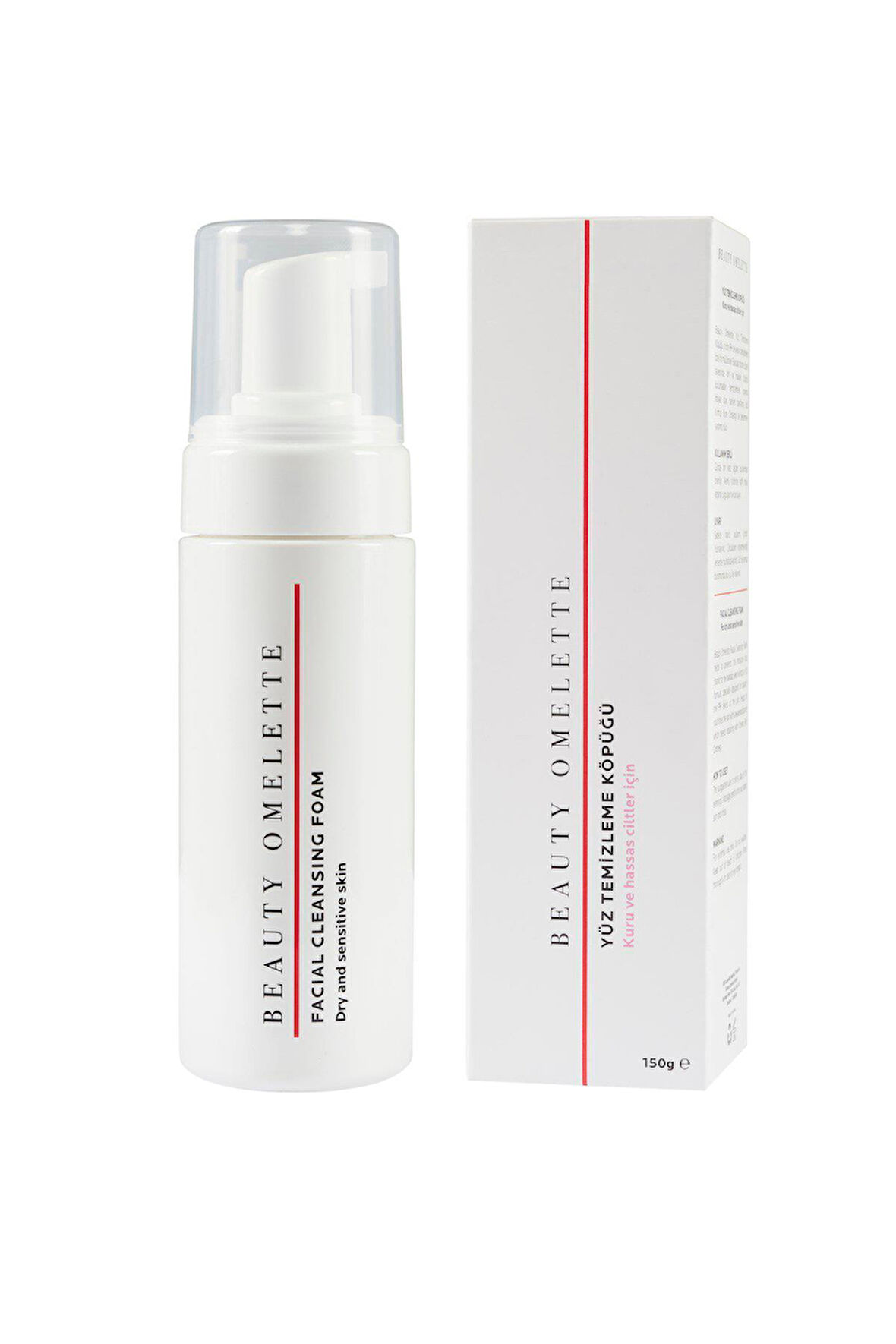 Beauty Omelette Yüz Temizleme Köpüğü Kuru ve Hassas Ciltler