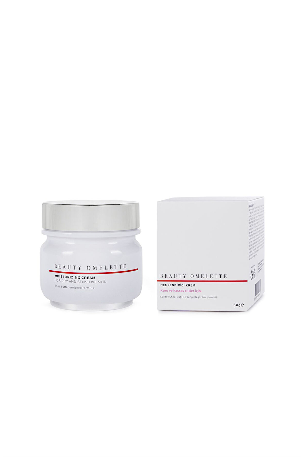 Beauty Omelette Kuru ve Hassas Ciltler için Nemlendirici Krem