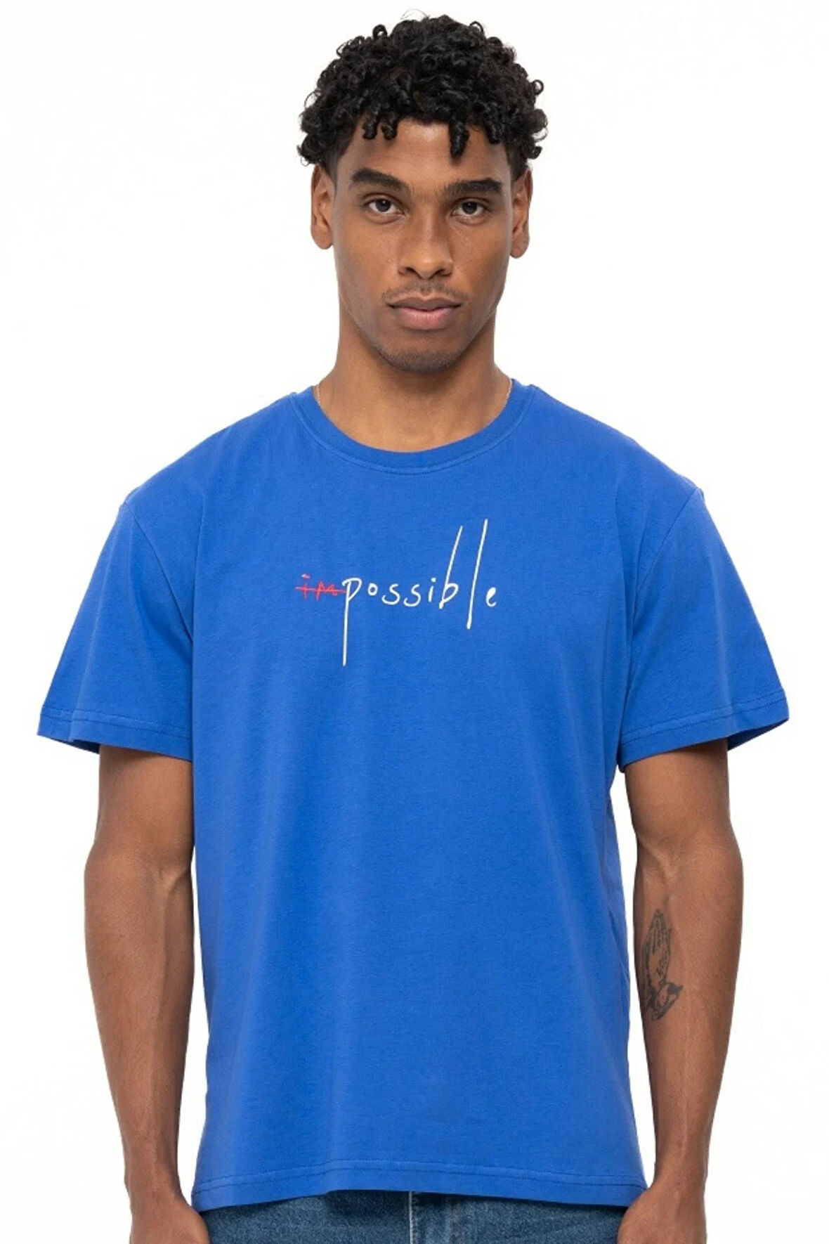 IMPOSSIBLE t-shirt BLUE