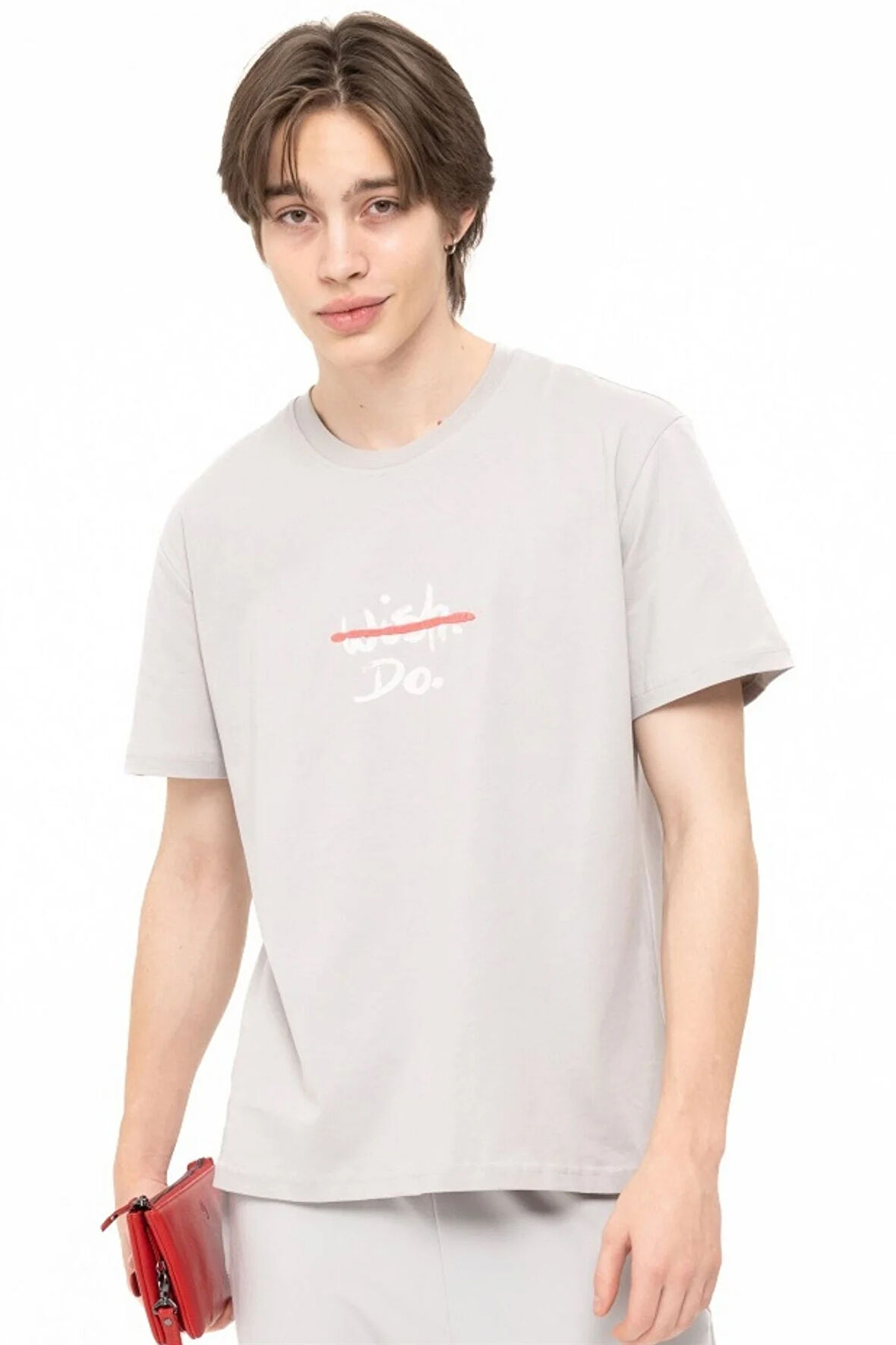 WISH-DO t-shirt GREY