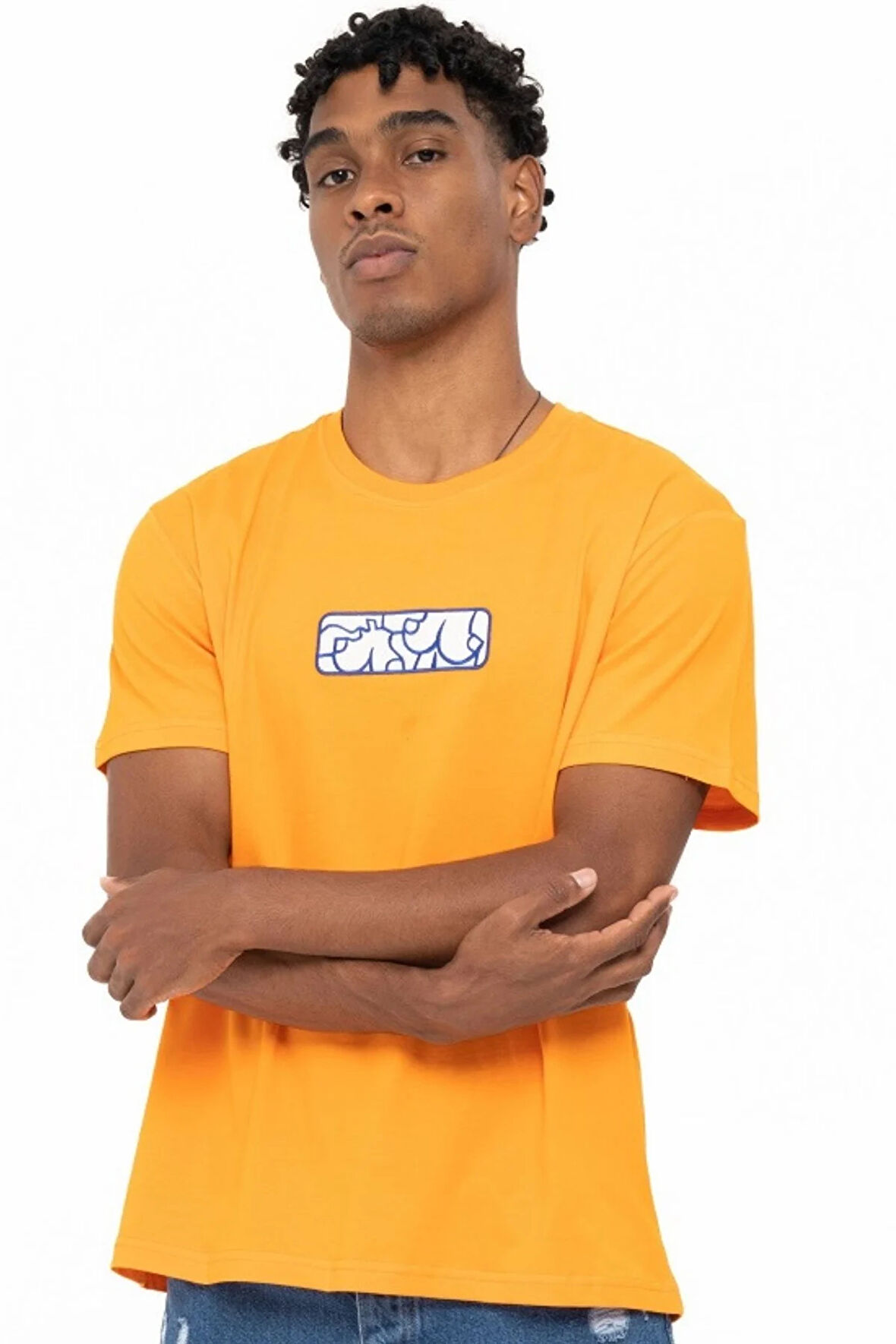 PLEASURE t-shirt ORANGE