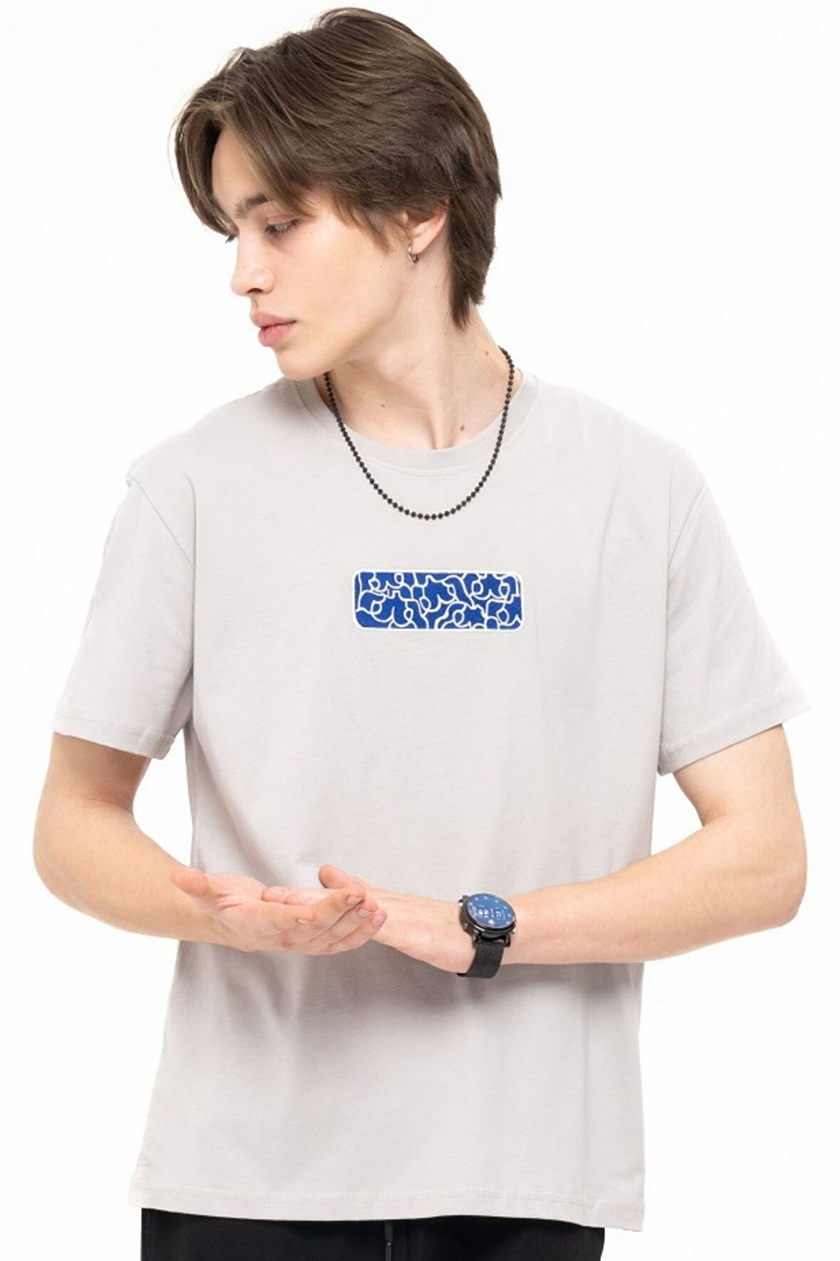 MORE PLEASURE T-SHIRT GREY