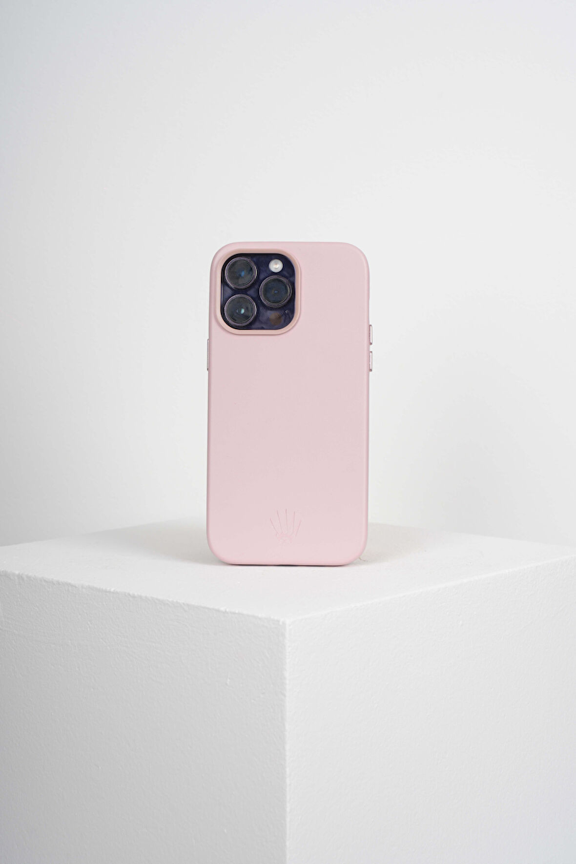 Triton Iphone 14 Pro Max Pembe Kılıf Magsafe Özellikli Deri Kılıf