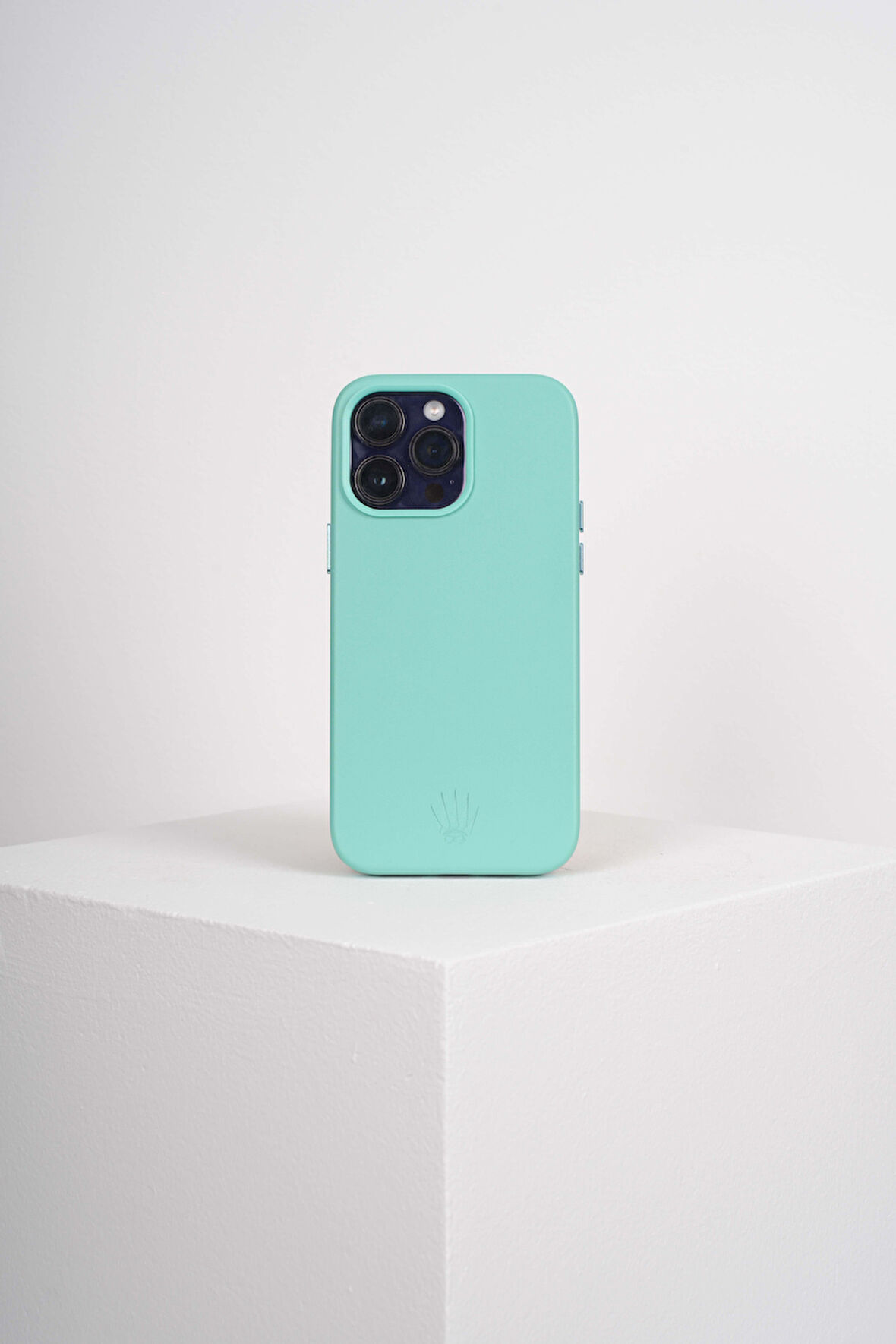 Triton Iphone 15 Pro Max Su Yeşili Kılıf Magsafe Özellikli Deri Kılıf