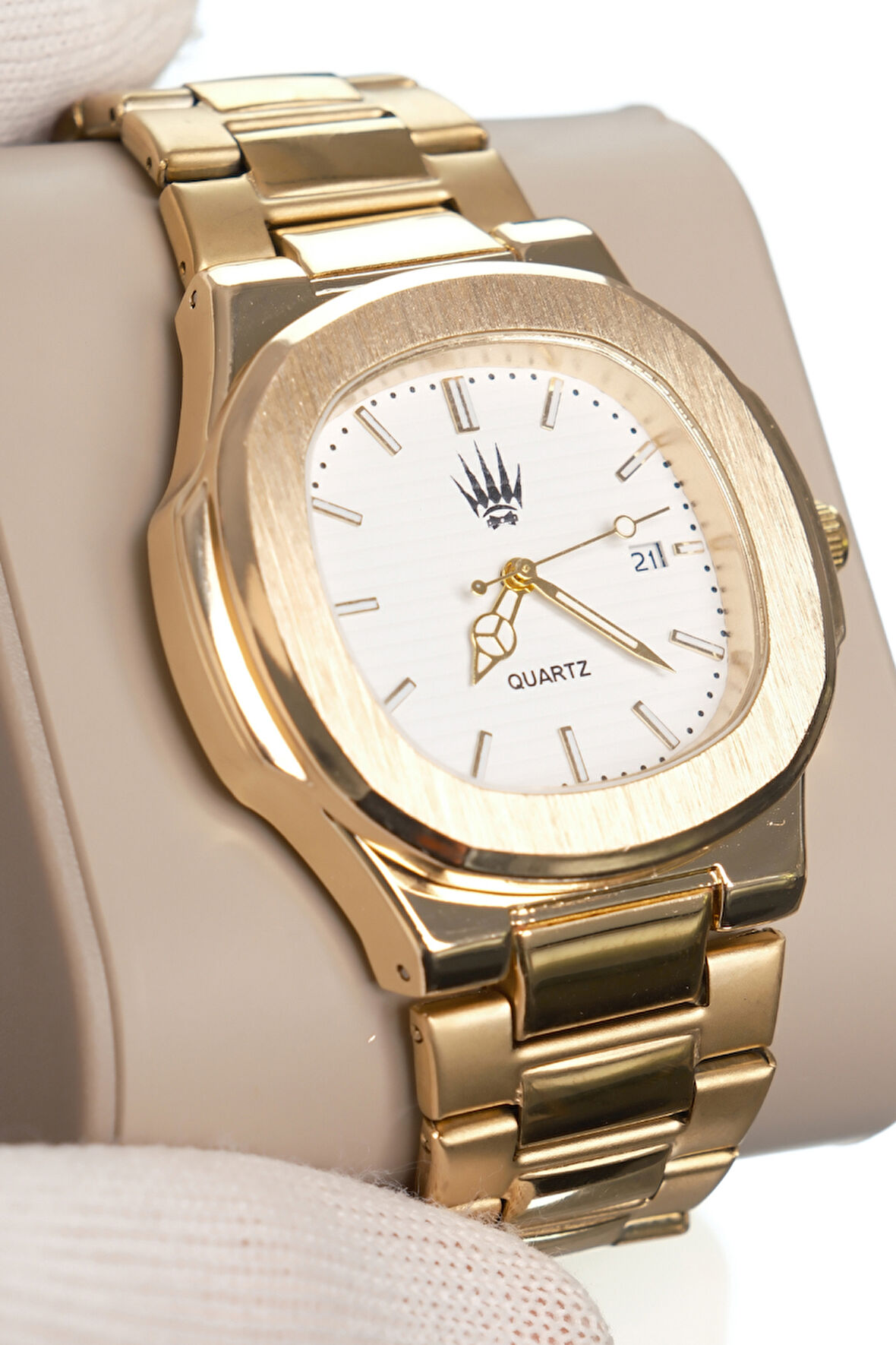 Nautilus Gold White Kol Saati