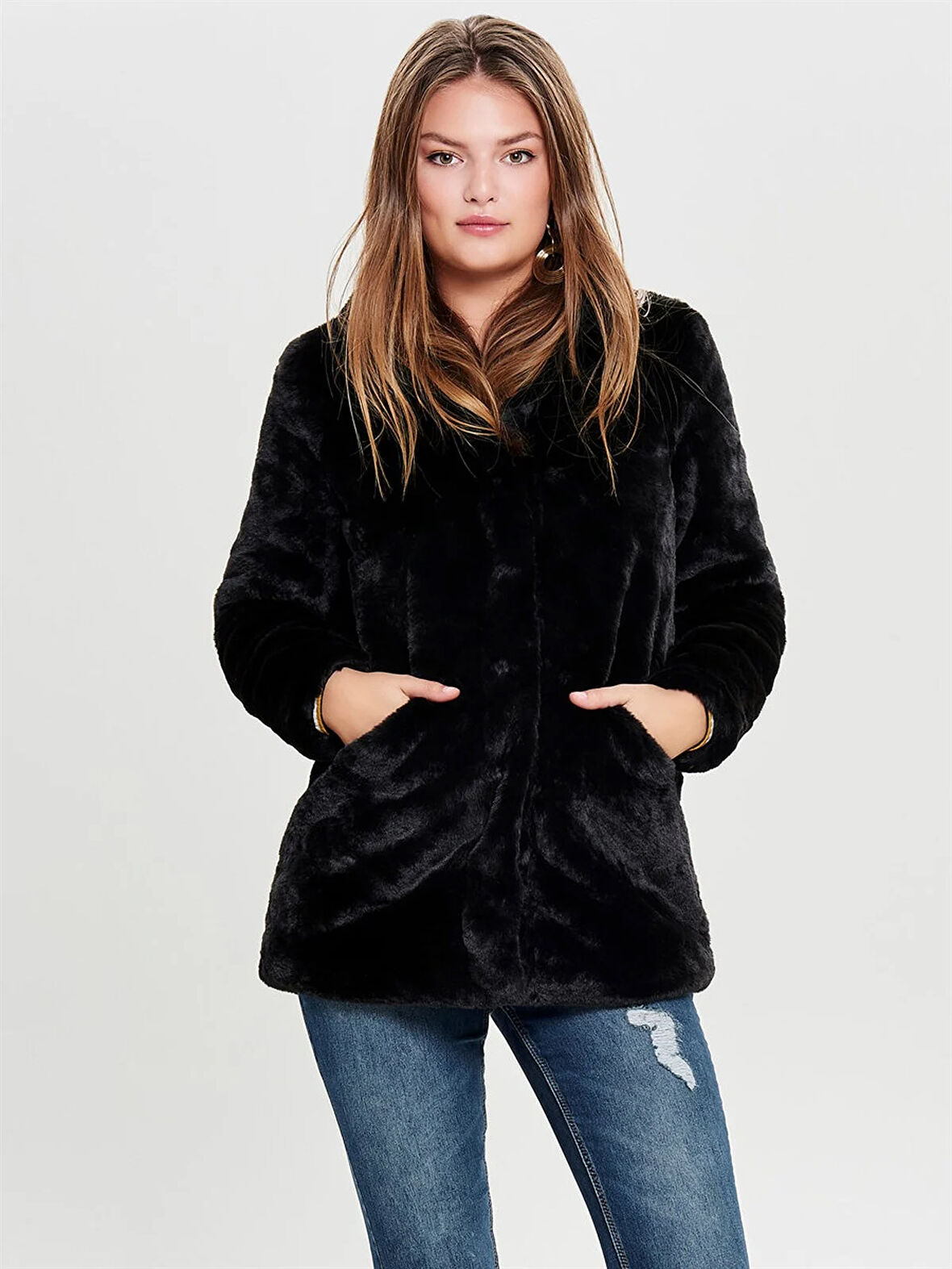 Only Onlvida Faux Fur Kadın Mont 15164600