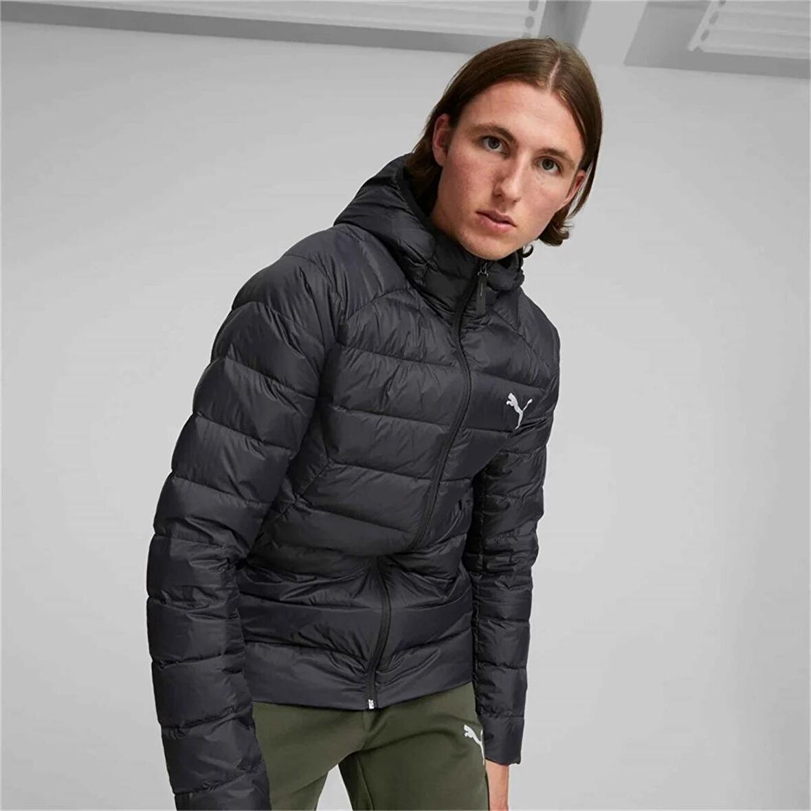 Puma Packlıte Hooded Down Jacket Erkek Mont Siyah 849355-01