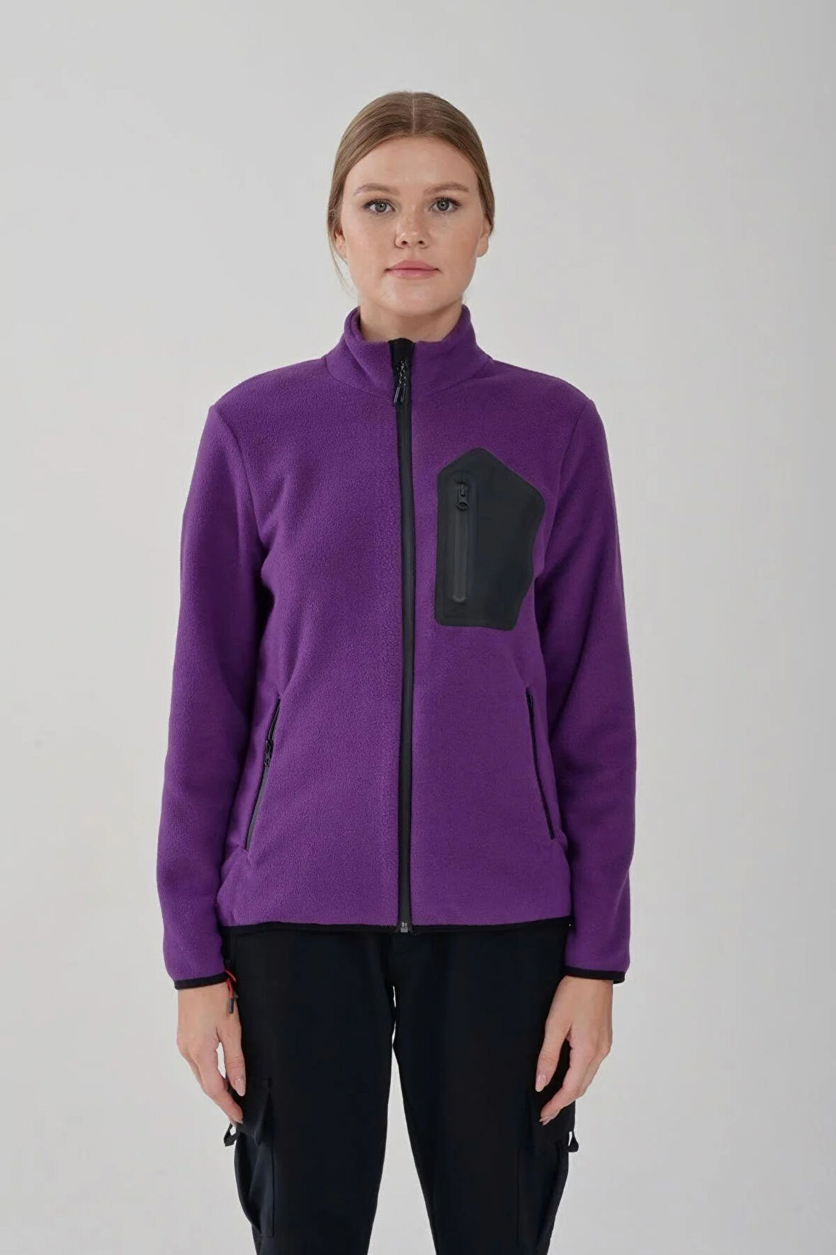 Exuma Kadın Tam Fermuarlı Polar 2322003