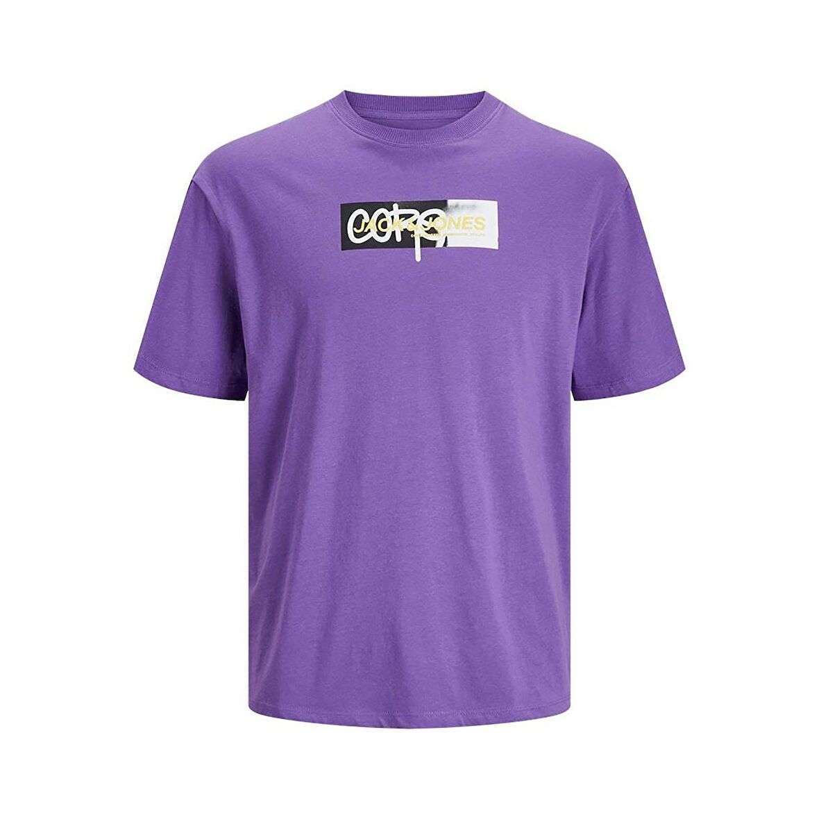 Jack&Jones Core Jcoaop Prınt Tee Ss Crew Neck Erkek T-Shirt 12253477
