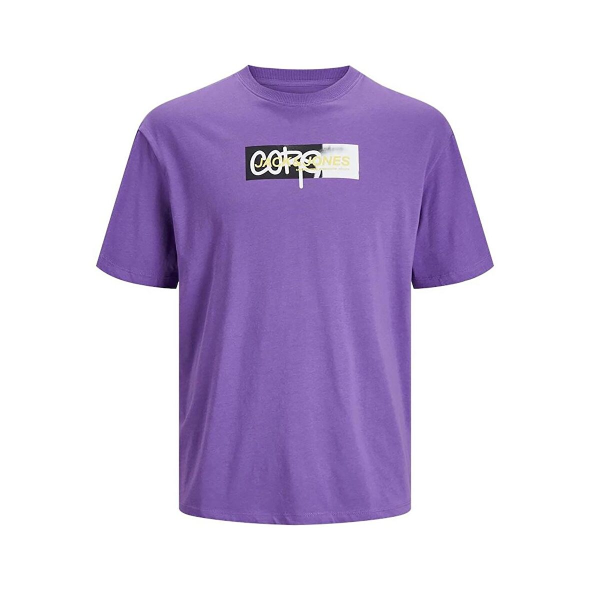 Jack&Jones Core Jcoaop Prınt Tee Ss Crew Neck Erkek T-Shirt 12253477