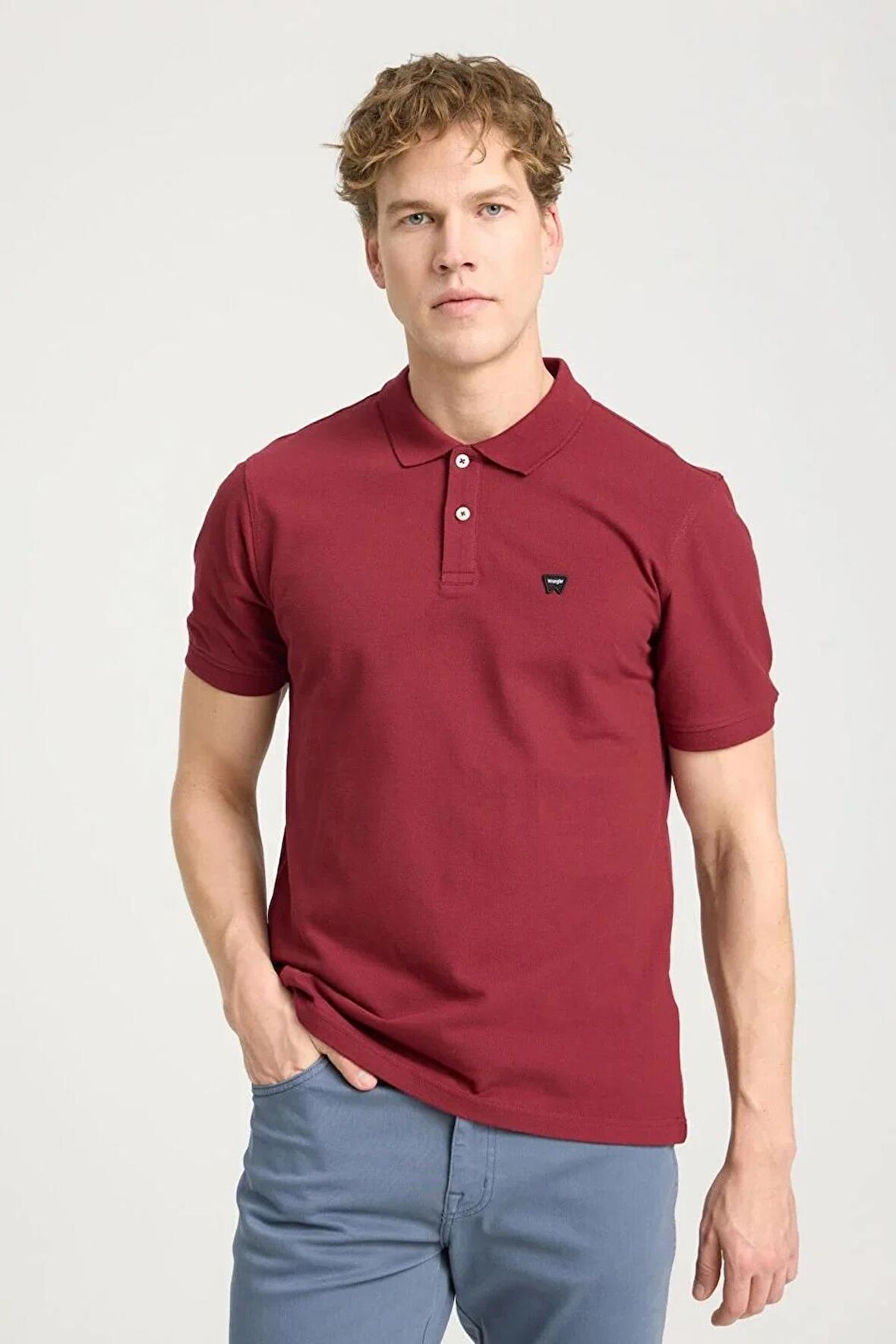 Wrangler Kısa Kollu Polo Erkek T-shirt W7D5K4XX2T606