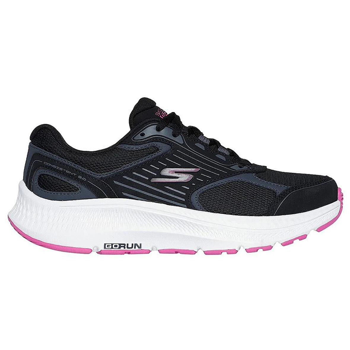 Skechers Go Run Consistent 2.0 - Advantage Kadın Günlük Ayakkabı 128606 BKFS