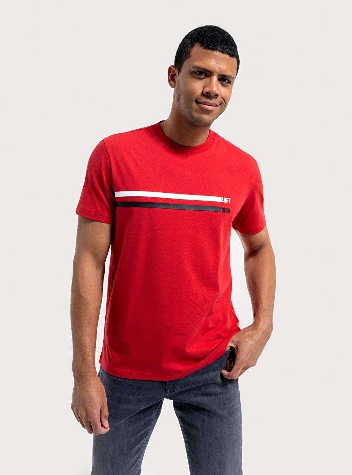 Loft Kısa Kol Erkek T-Shirt LF2035333