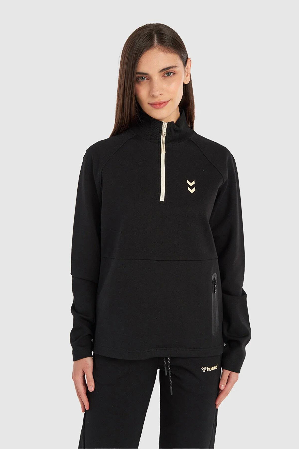 Hummel Fuyu Zıp Neck  Kadın Sweatshirt