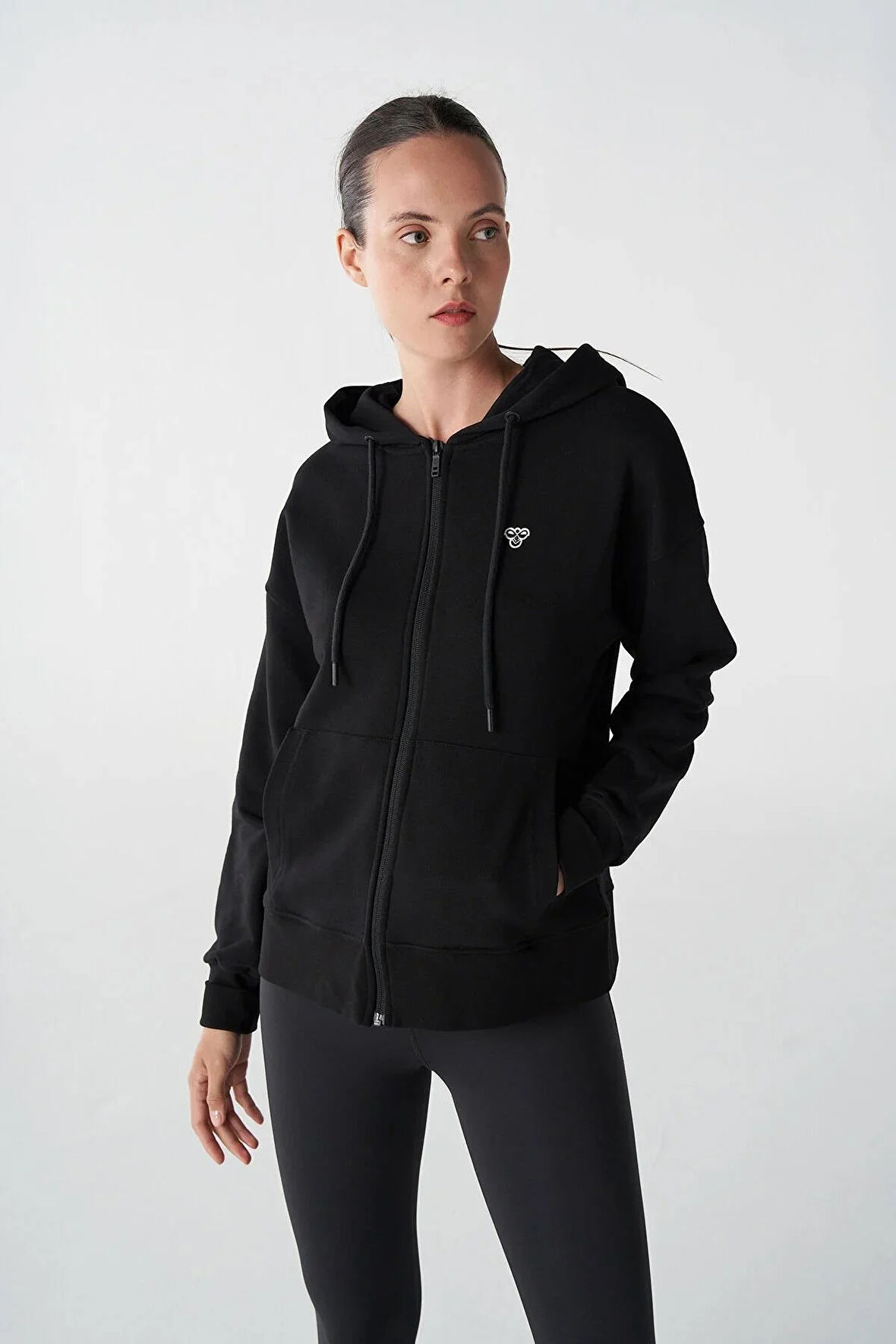 Hummel T-Ic Icona Zıp Hoodıe Kadın Sweatshirt