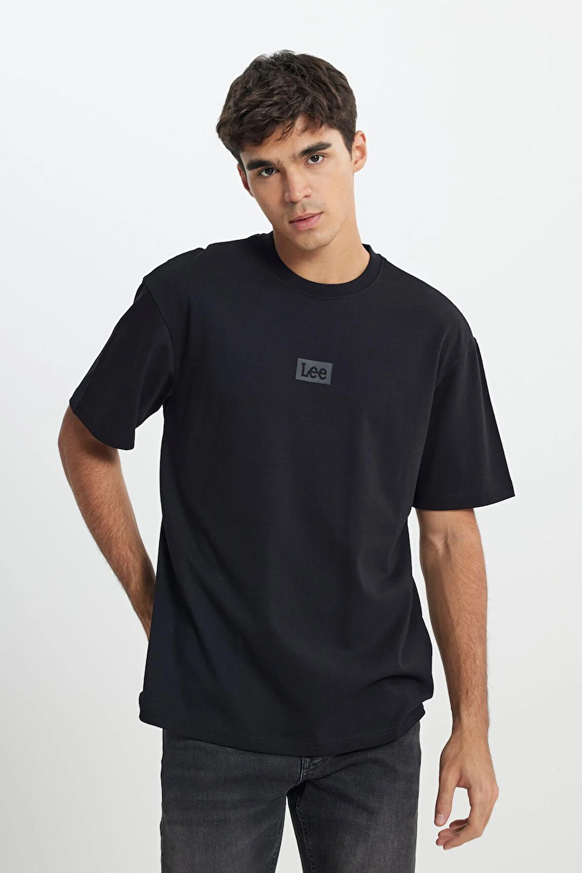 Lee Bisiklet Yaka Erkek T-shirt