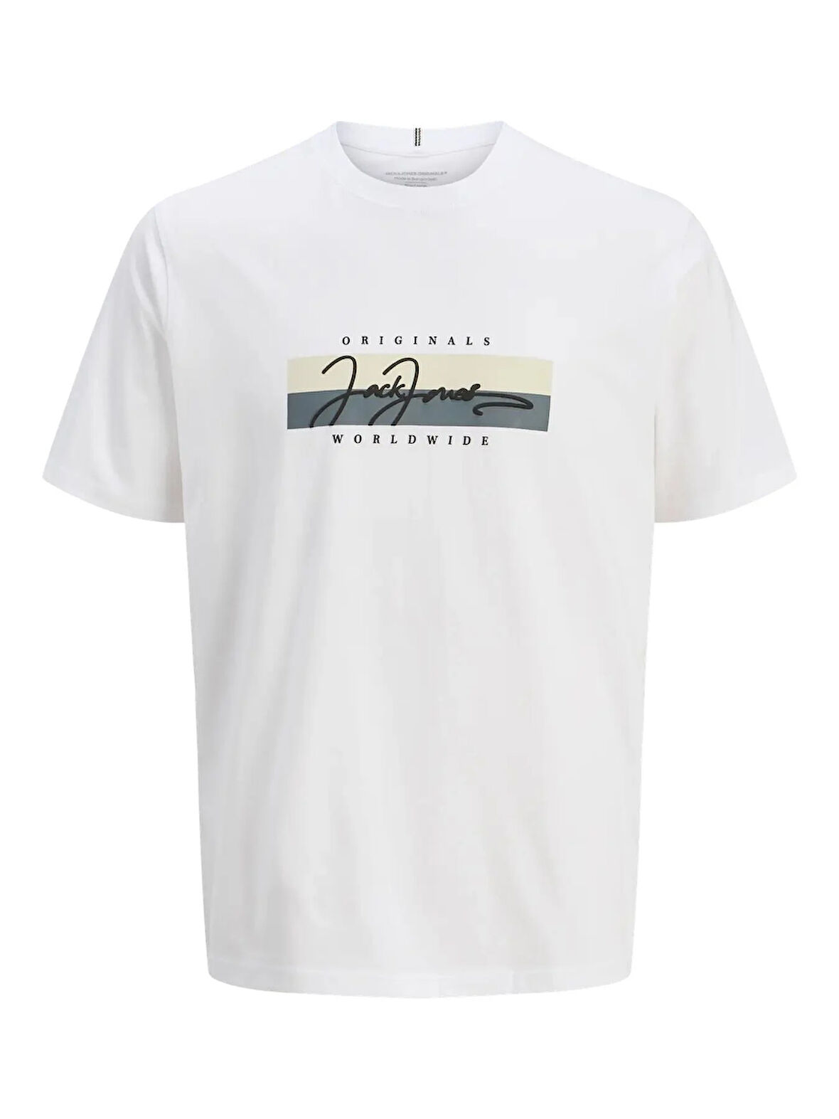 Jack&Jones Orıgınals Jorfrederıksberg Box Scrıpt Tee Ss Cn Ln Erkek T-Shirt 12278266