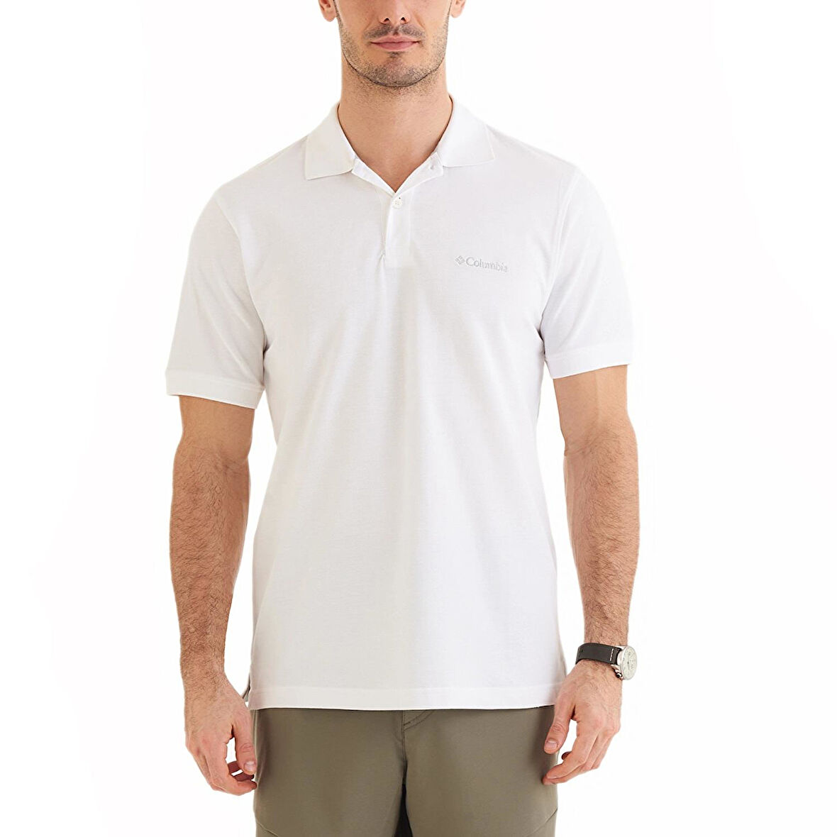 Columbia Csc M Bar Splıt Graphıc Ss Tee Kısa Kollu Polo Erkek T-Shirt CS0214_100