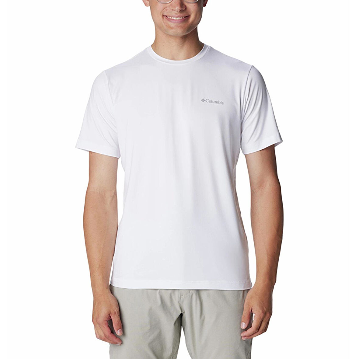 Columbia Tech Traıl Crew Neck Iı Kısa Kollu Teknik Erkek T-Shirt AO5545_100