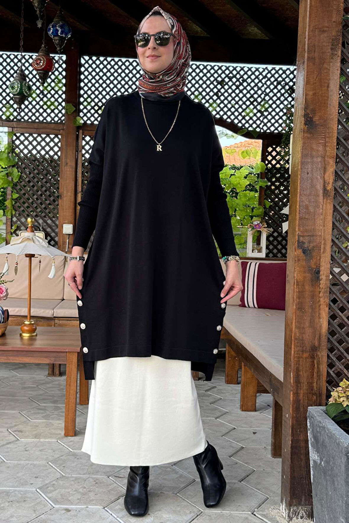 Sevda Triko Tunik Siyah