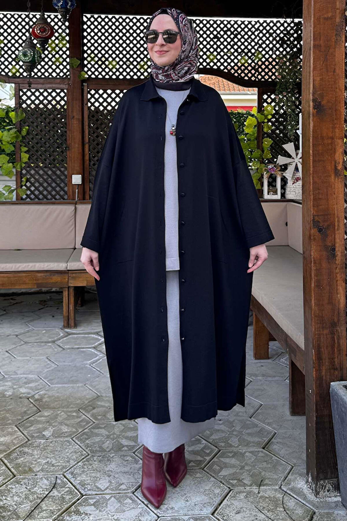 Panço Triko Hırka Siyah