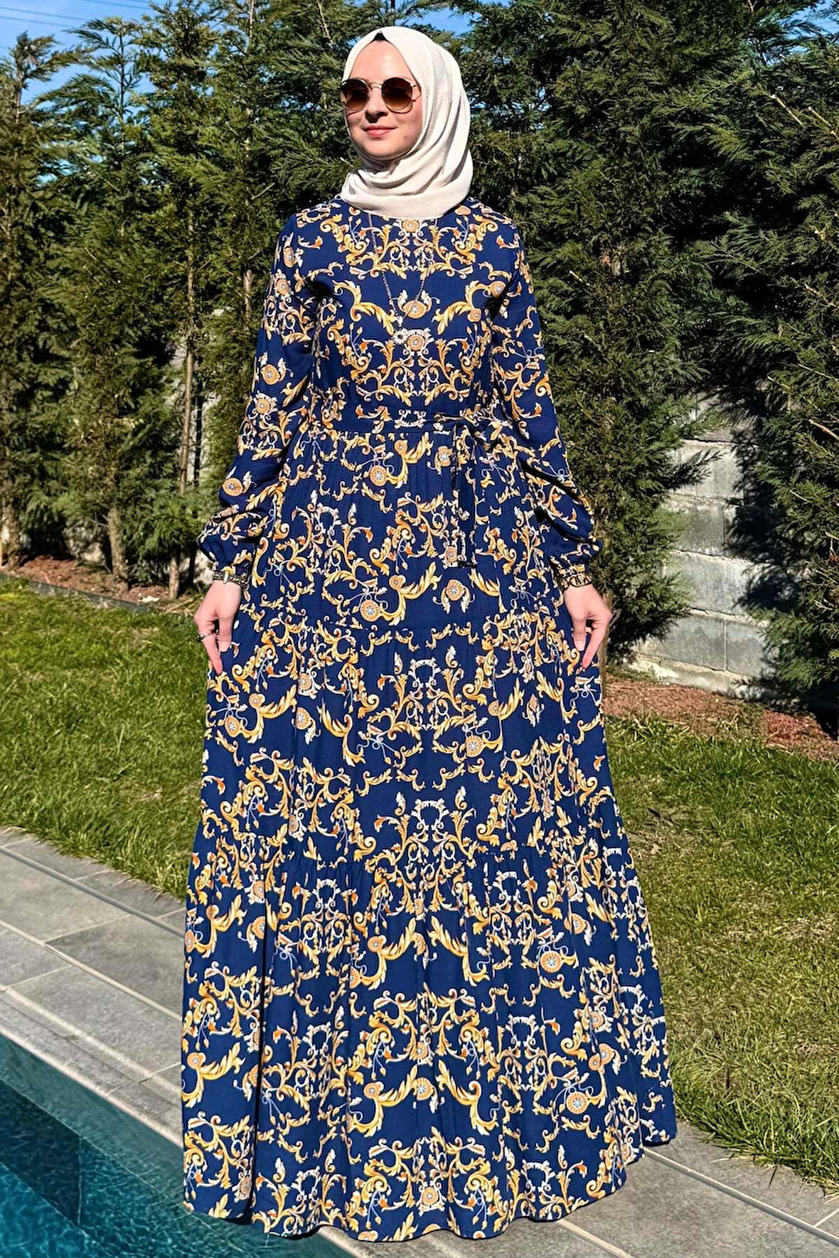 Hürrem Elbise Lacivert