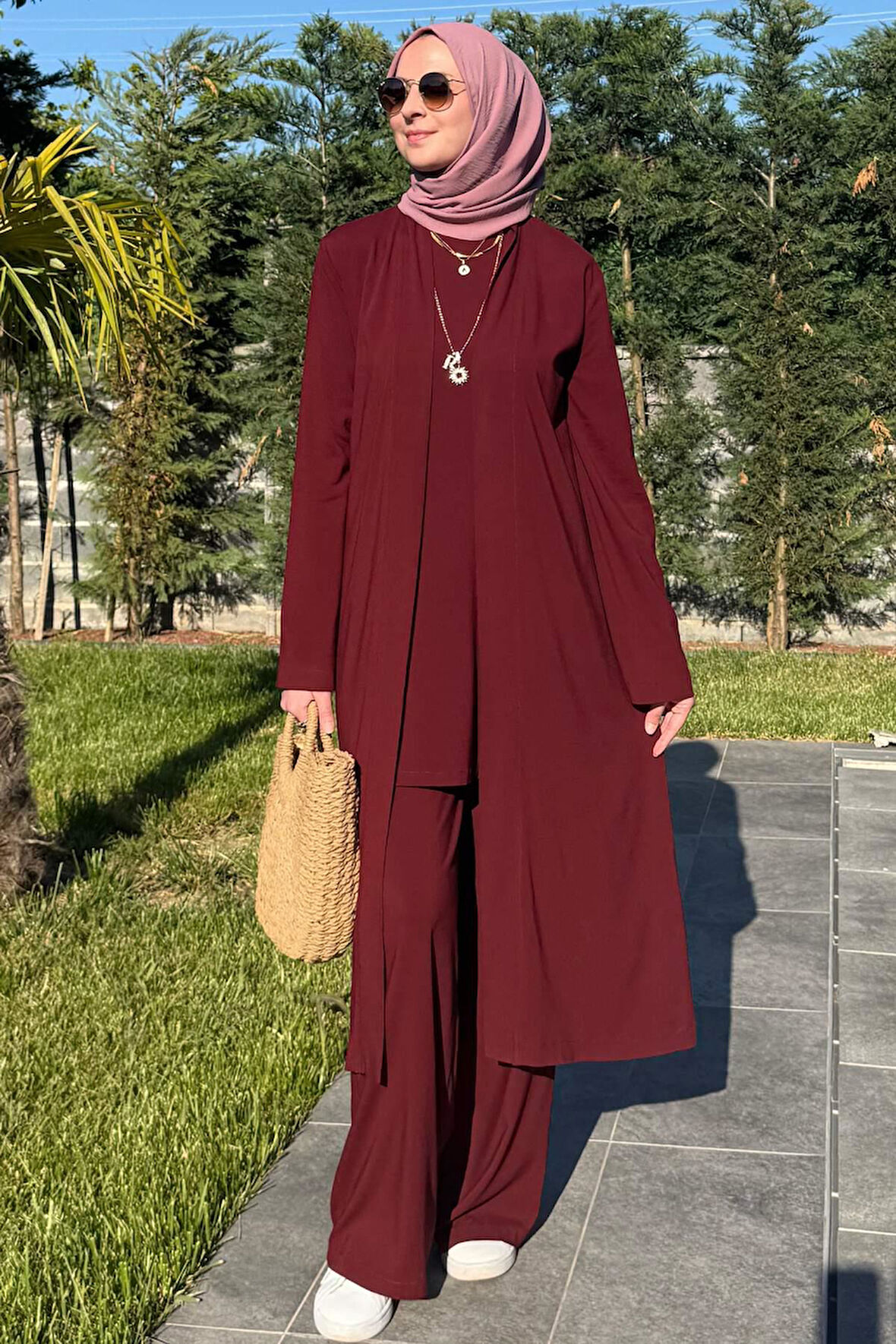 Yaren Üçlü Takım Bordo