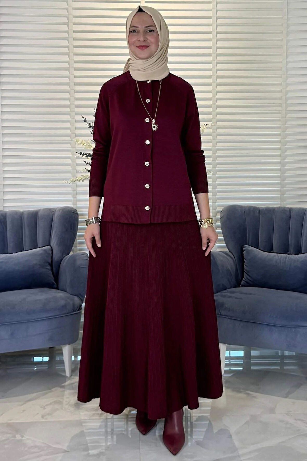 Narin Triko Takım Bordo