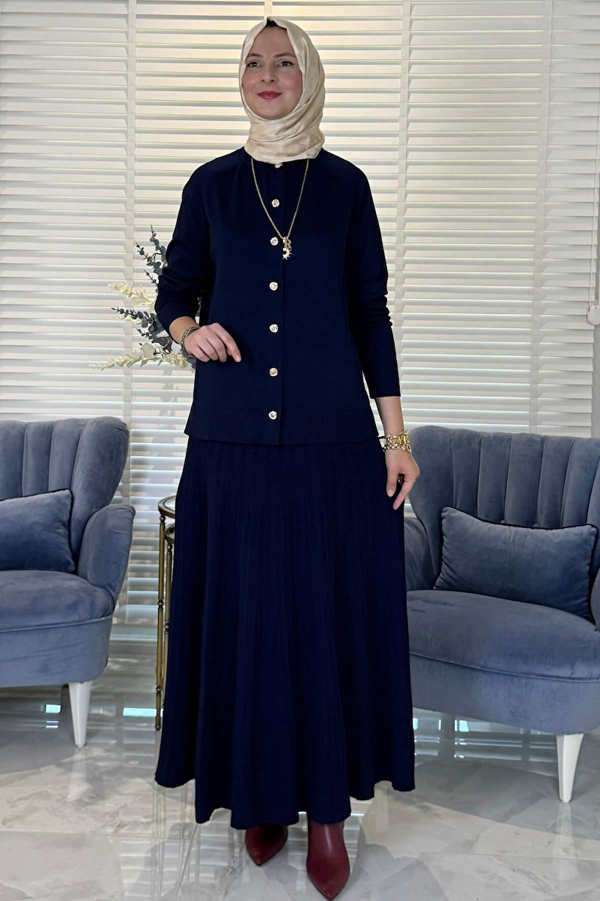 Narin Triko Takım Lacivert